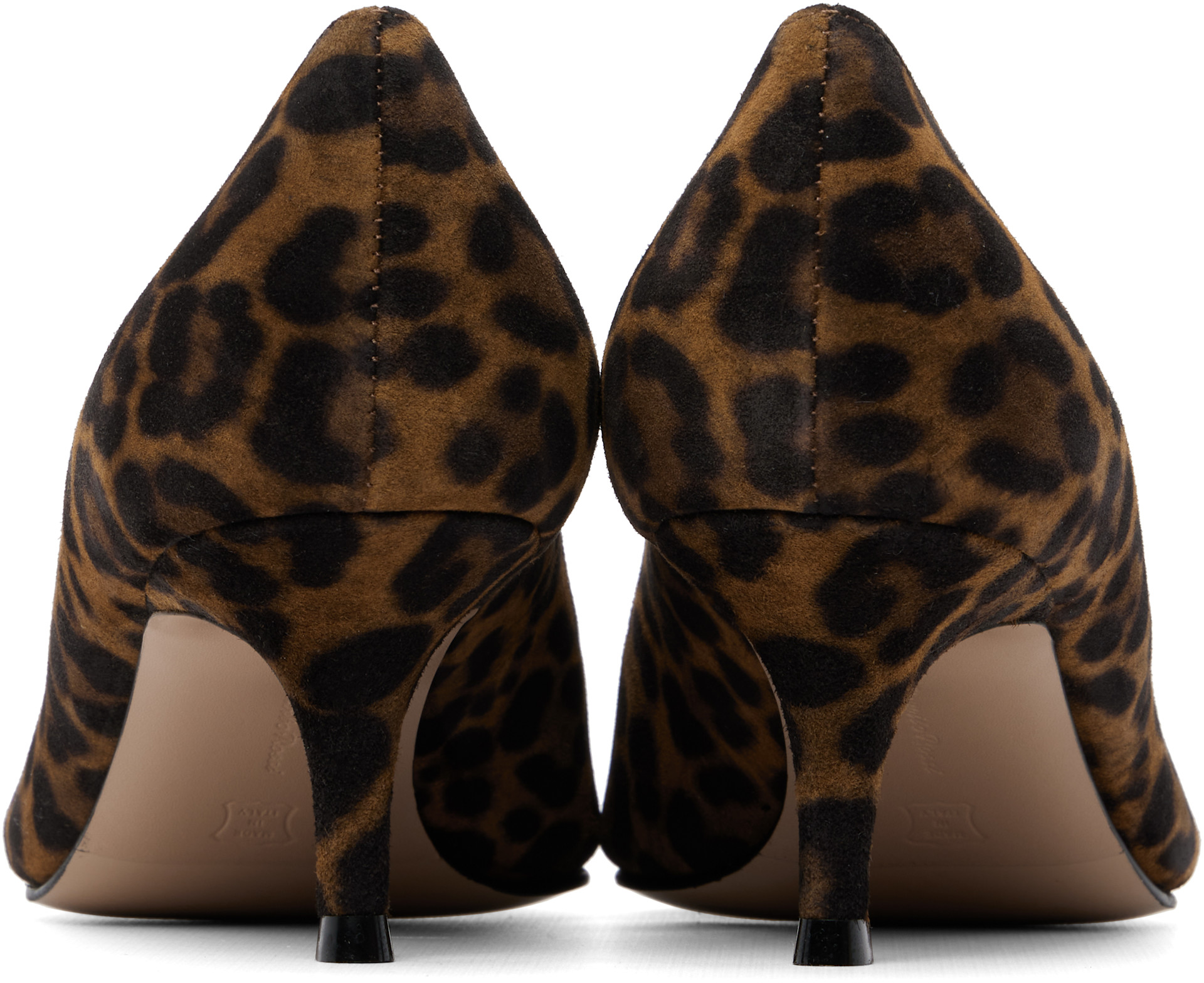 Gianvito Rossi: Brown Gianvito 55 Heels | SSENSE
