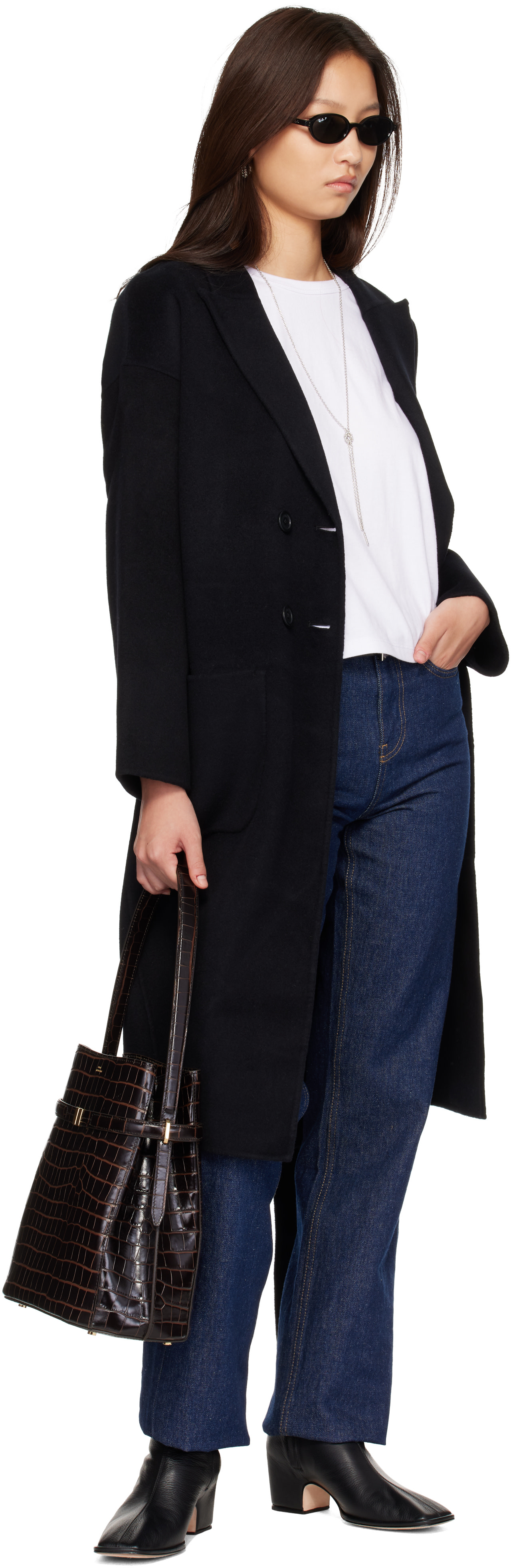 ANINE BING - Manteau Dylan noir