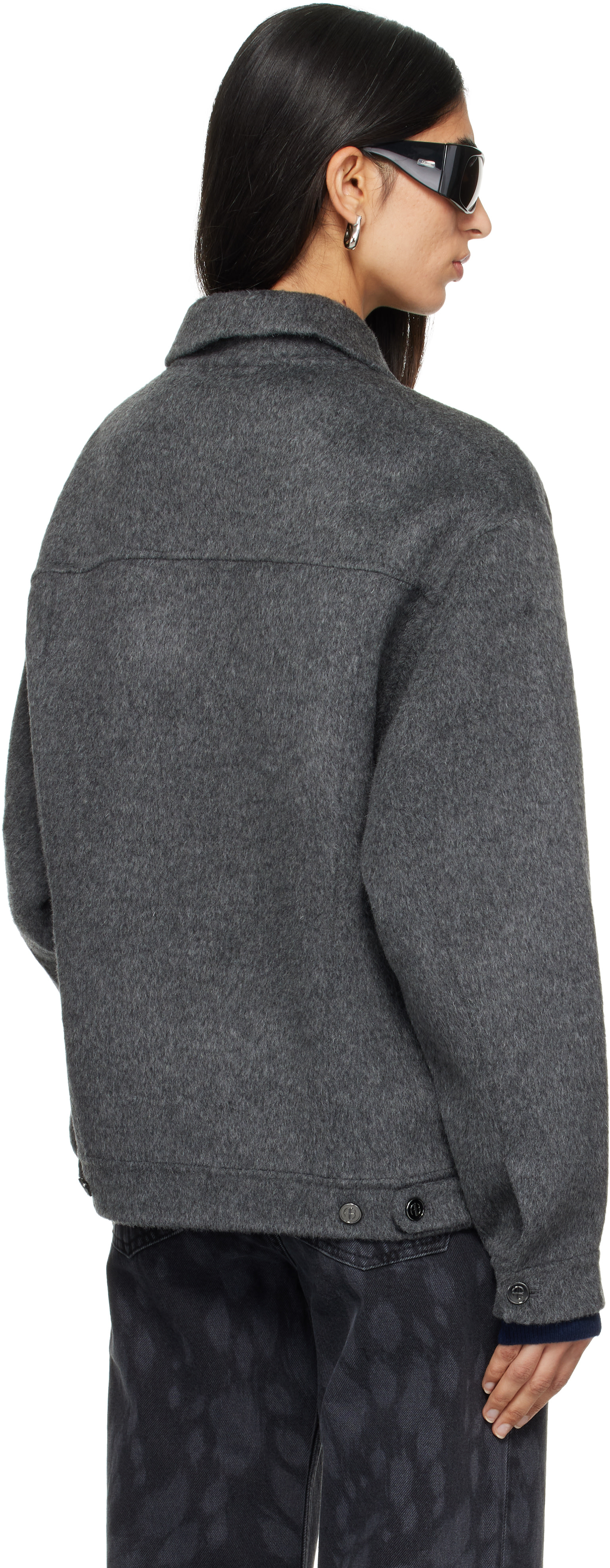 ANINE BING - Blouson Rory gris