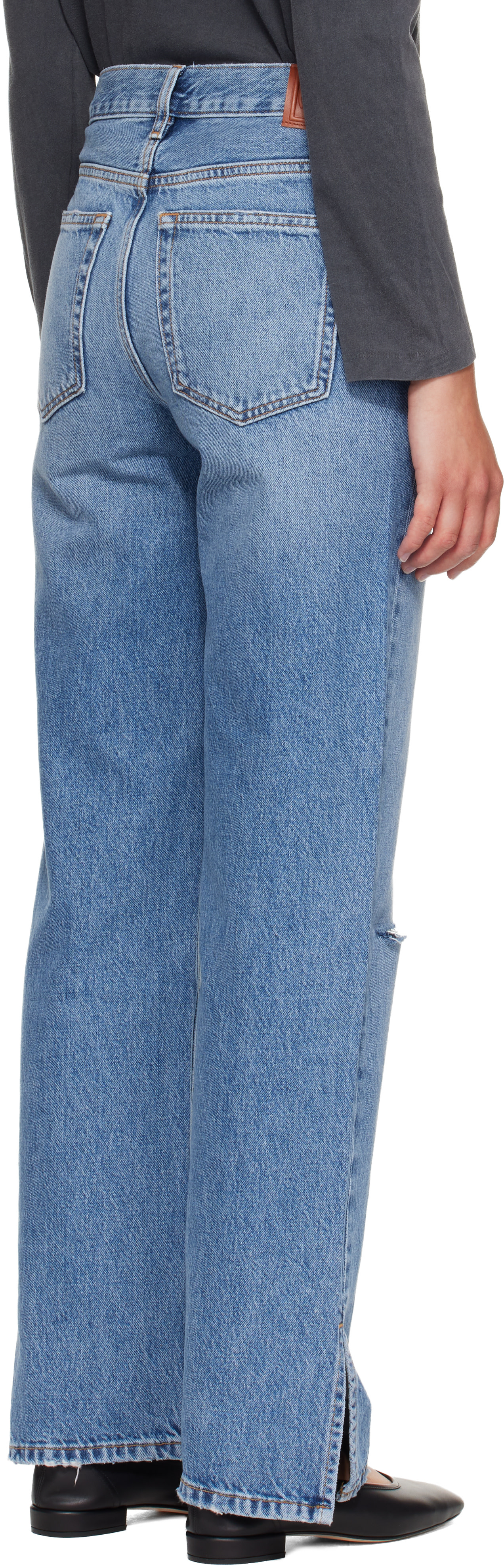 ANINE BING - Jean Roy 31" bleu