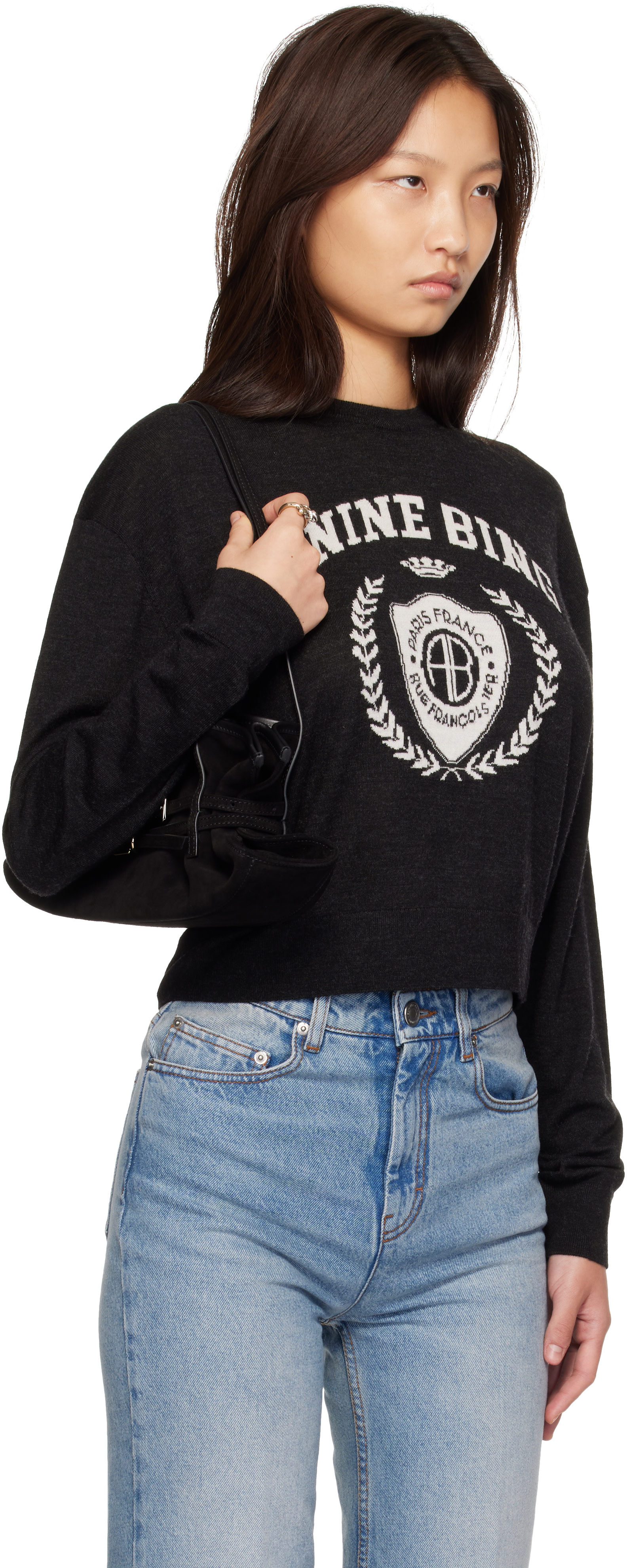 ANINE BING - Pull Mia noir