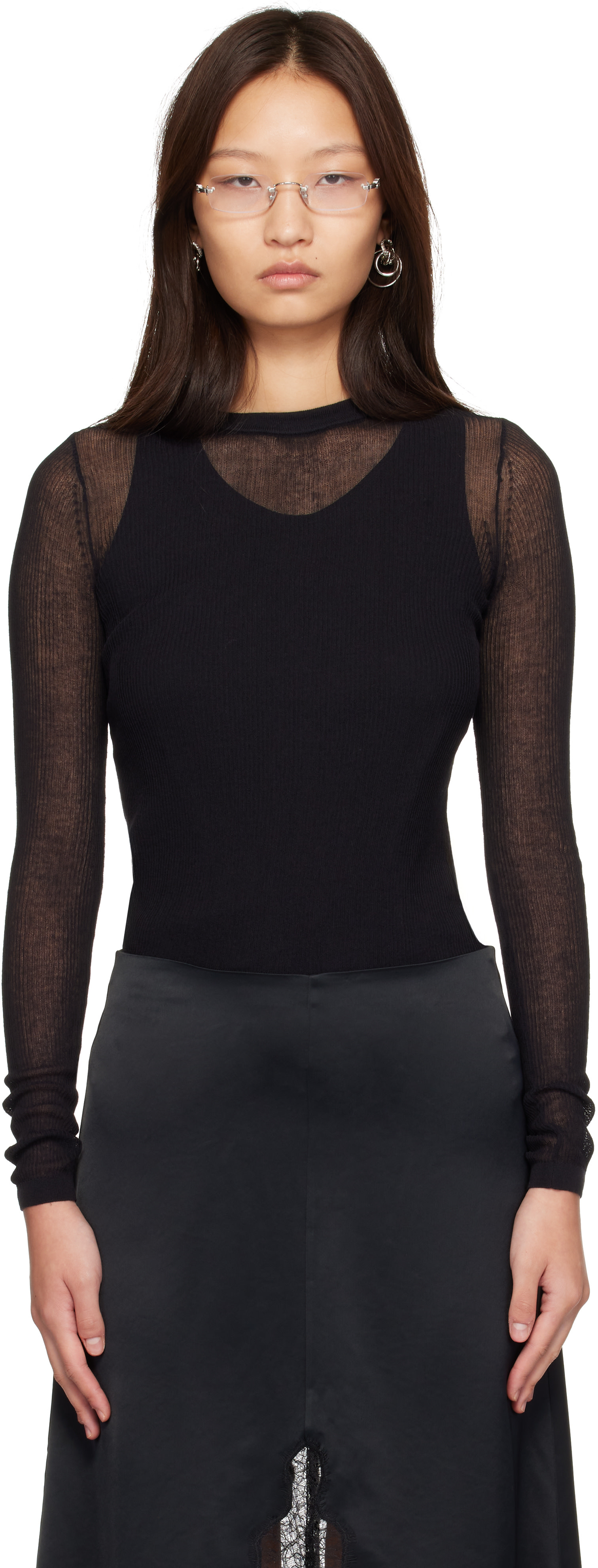 ANINE BING - Pull Tiana noir