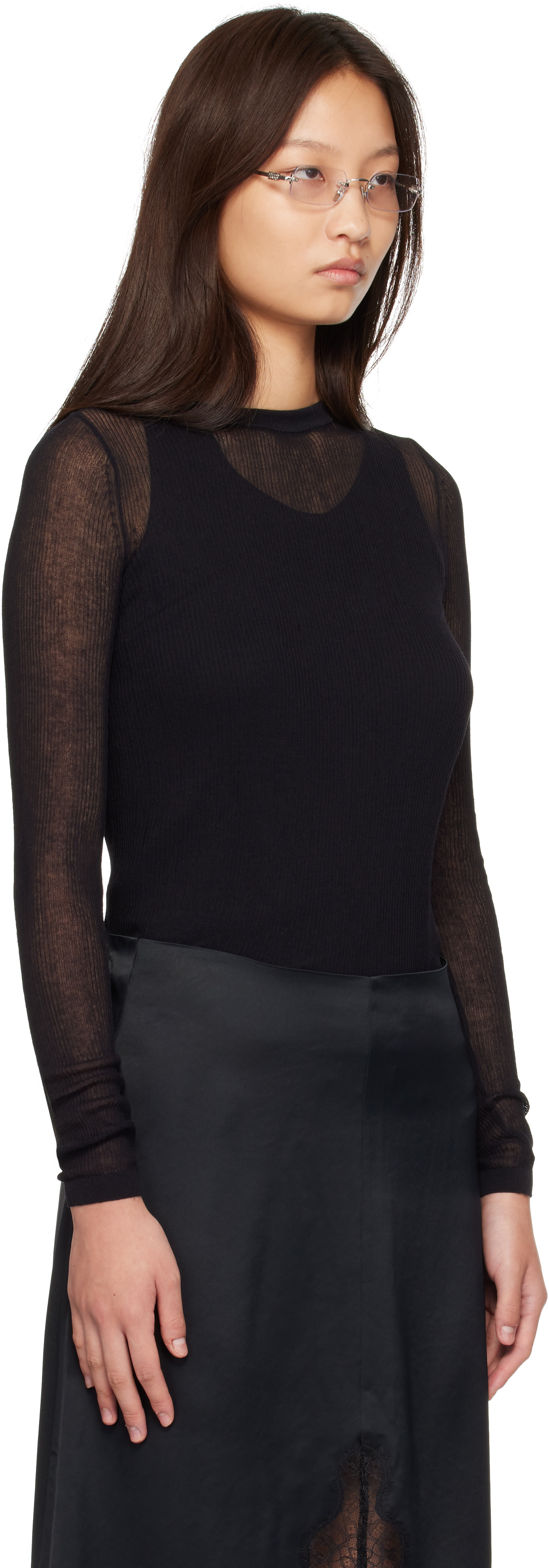 ANINE BING - Pull Tiana noir