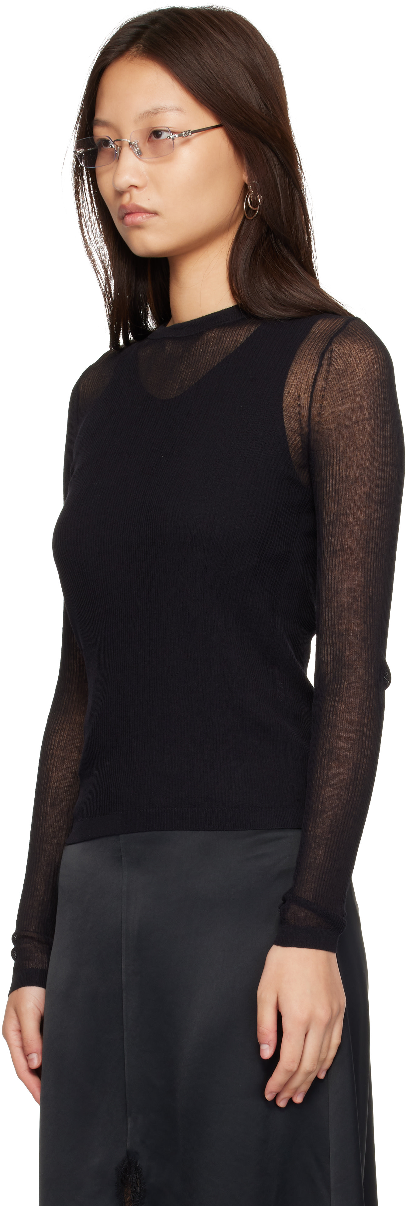 ANINE BING - Pull Tiana noir