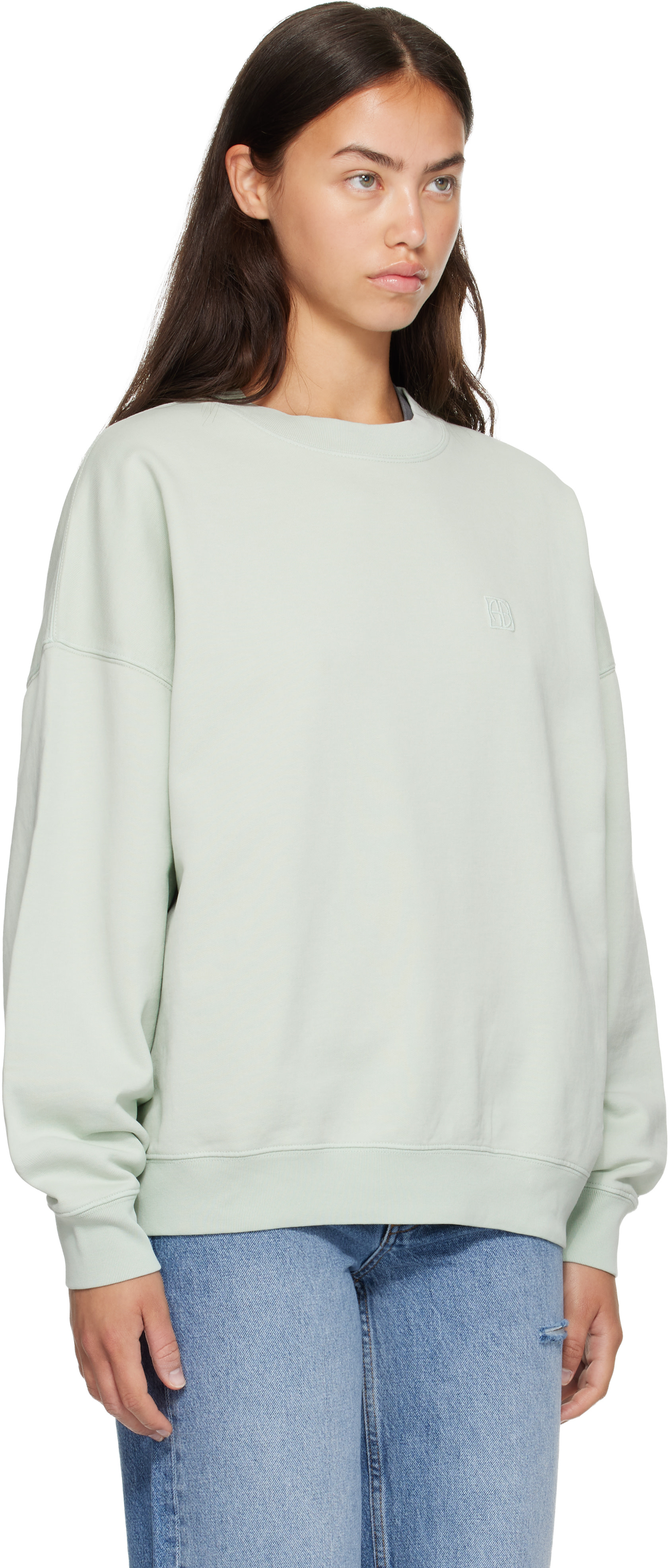 ANINE BING - Pull molletonné Miles vert