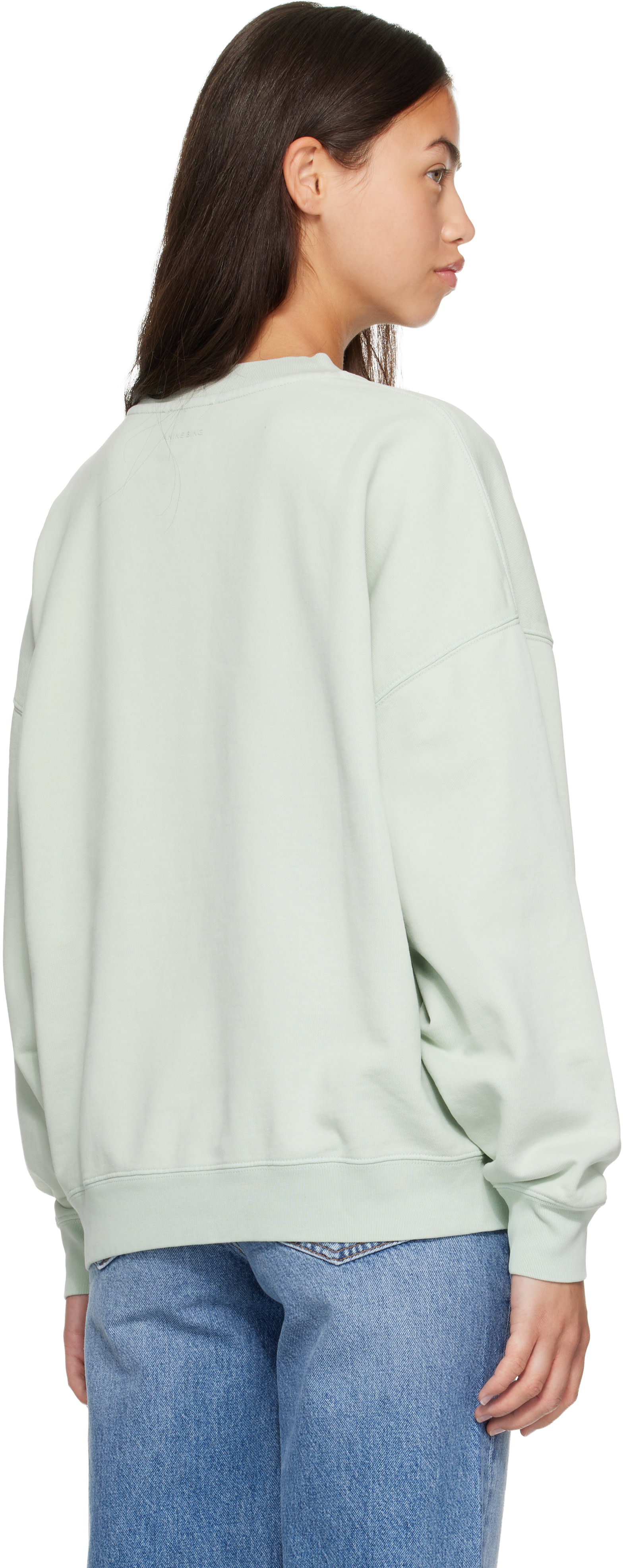 ANINE BING - Pull molletonné Miles vert