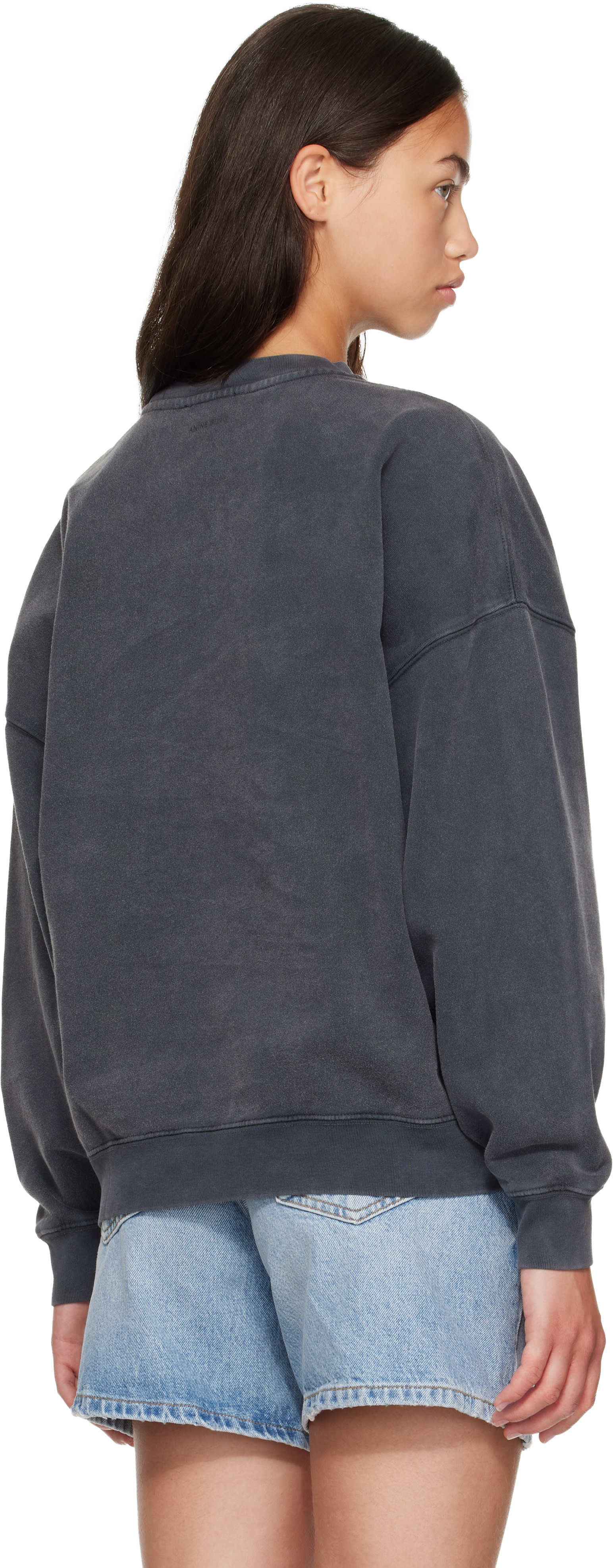 ANINE BING - Pull molletonné Miles noir