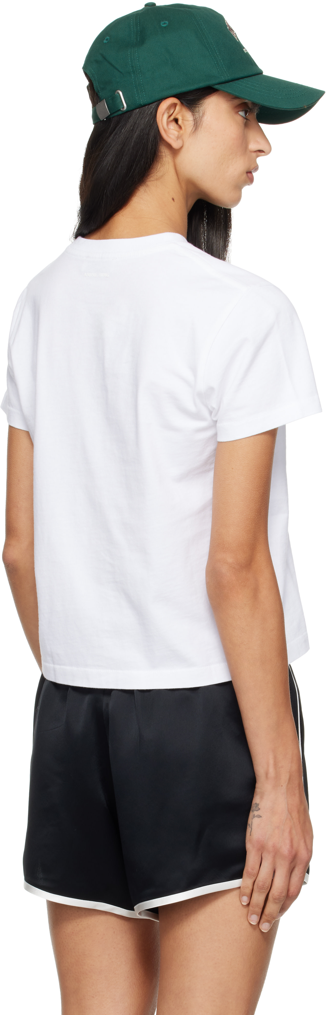 ANINE BING: White Shelley Studio T-shirt | SSENSE