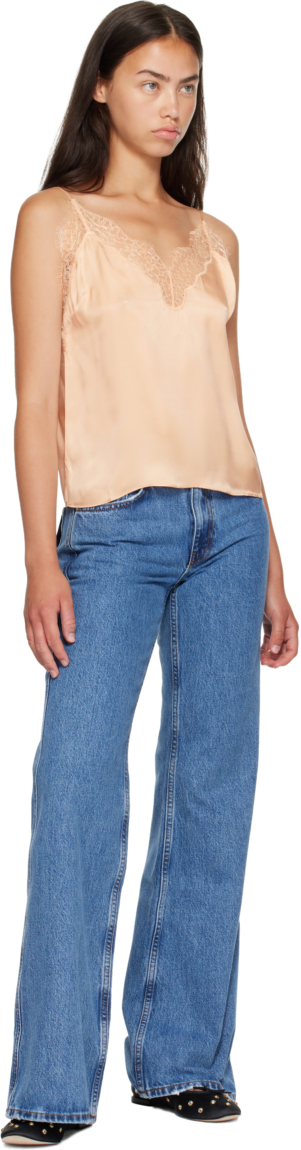 ANINE BING - Camisole Mael rose