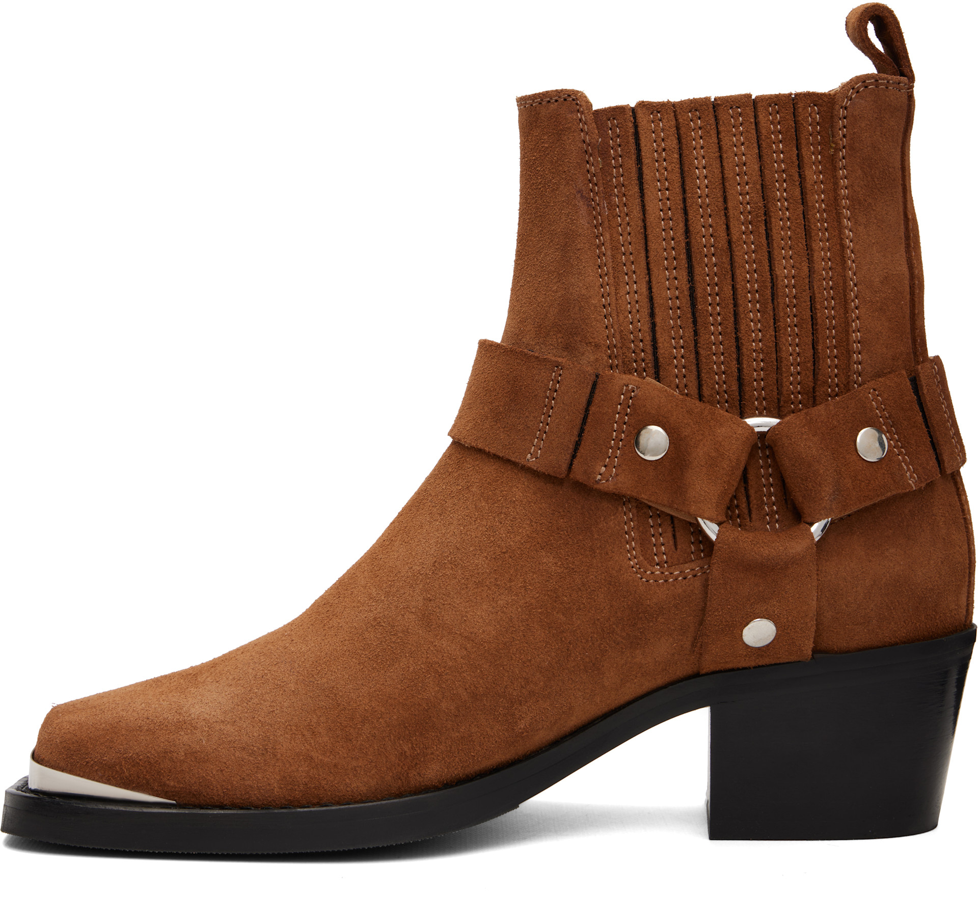 ANINE BING - Bottines motard brun clair