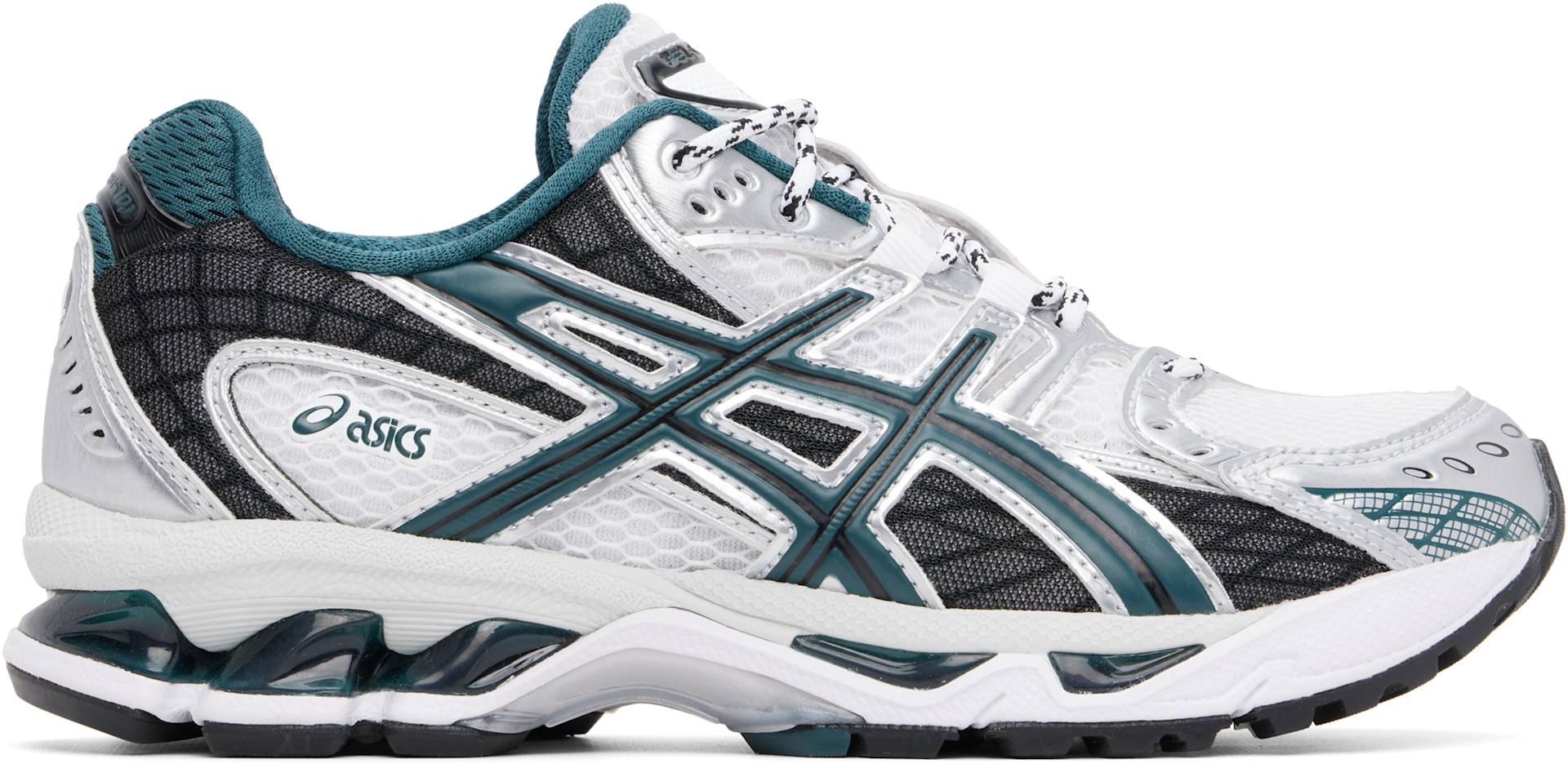 ASICS GEL-NIMBUS 10.1 ホワイト ブラック スニーカー ASICS: White & Black Gel-Nimbus 10.1 Sneakers | SSENSE