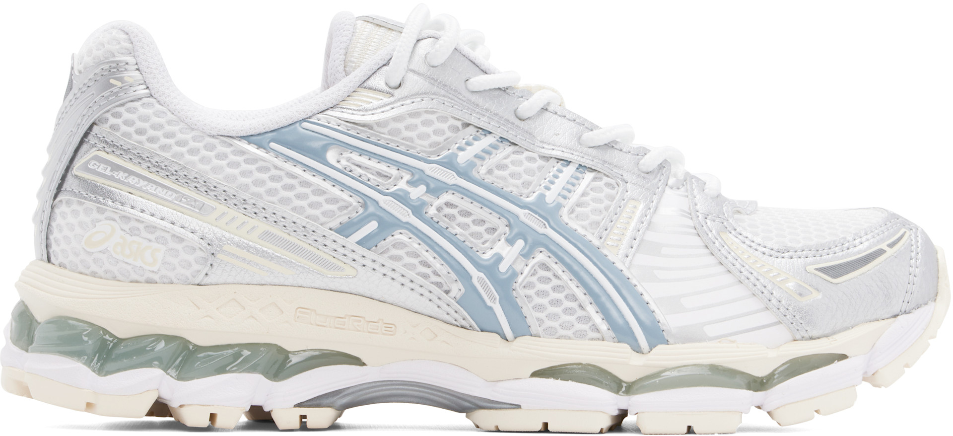 ASICS: ホワイト＆シルバー Gel-Kayano 12.1 スニーカー | SSENSE 日本