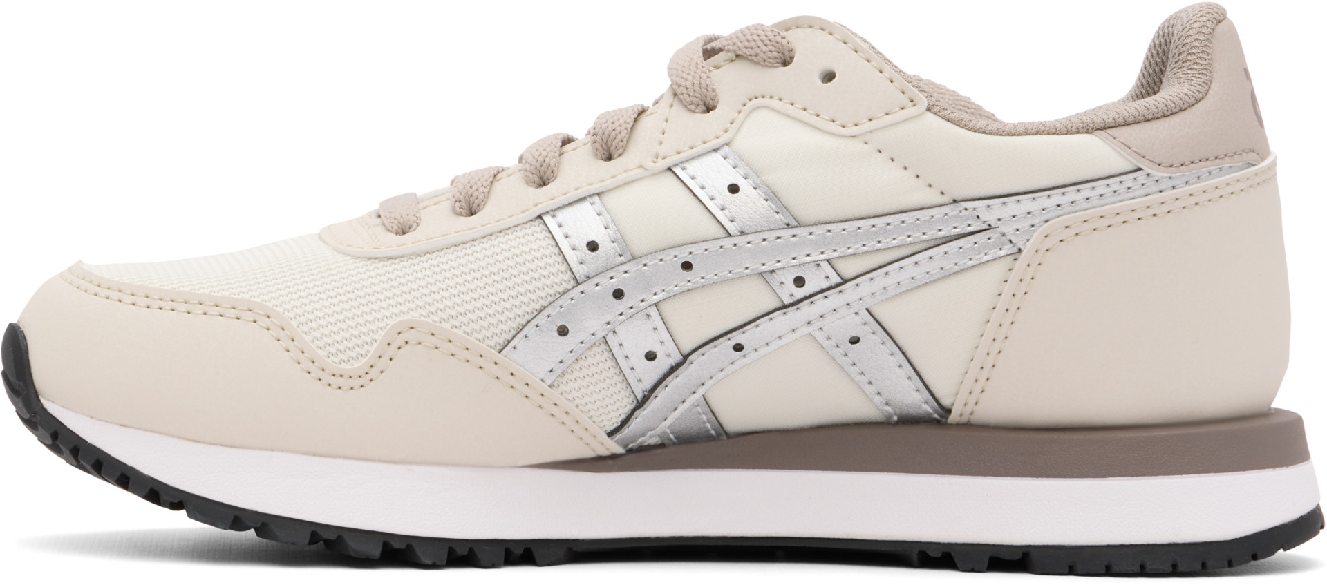 ASICS - Baskets Tiger Runner II blanc cassé et taupe