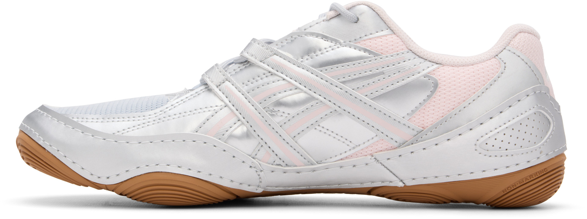 ASICS - Silver & Pink Hypersync Sneakers