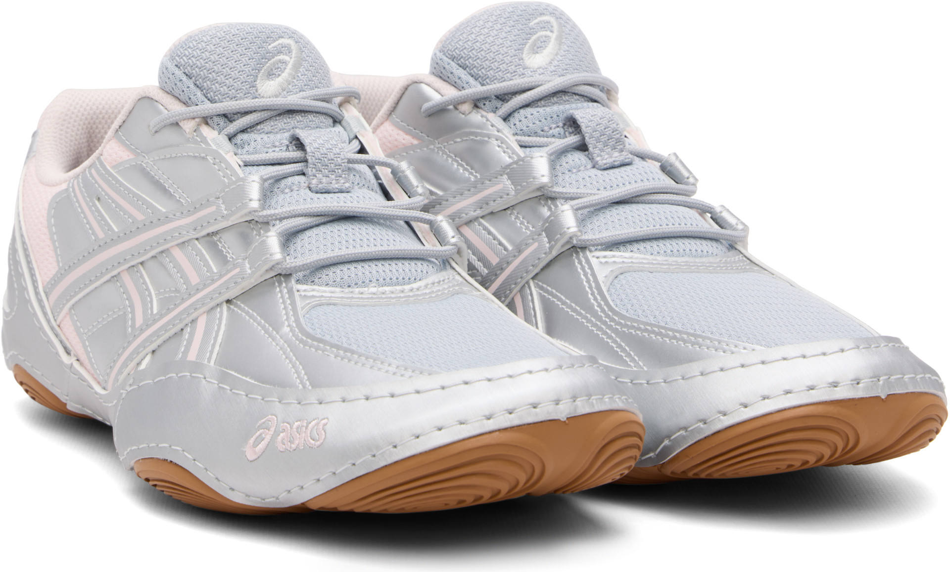 ASICS - Silver & Pink Hypersync Sneakers