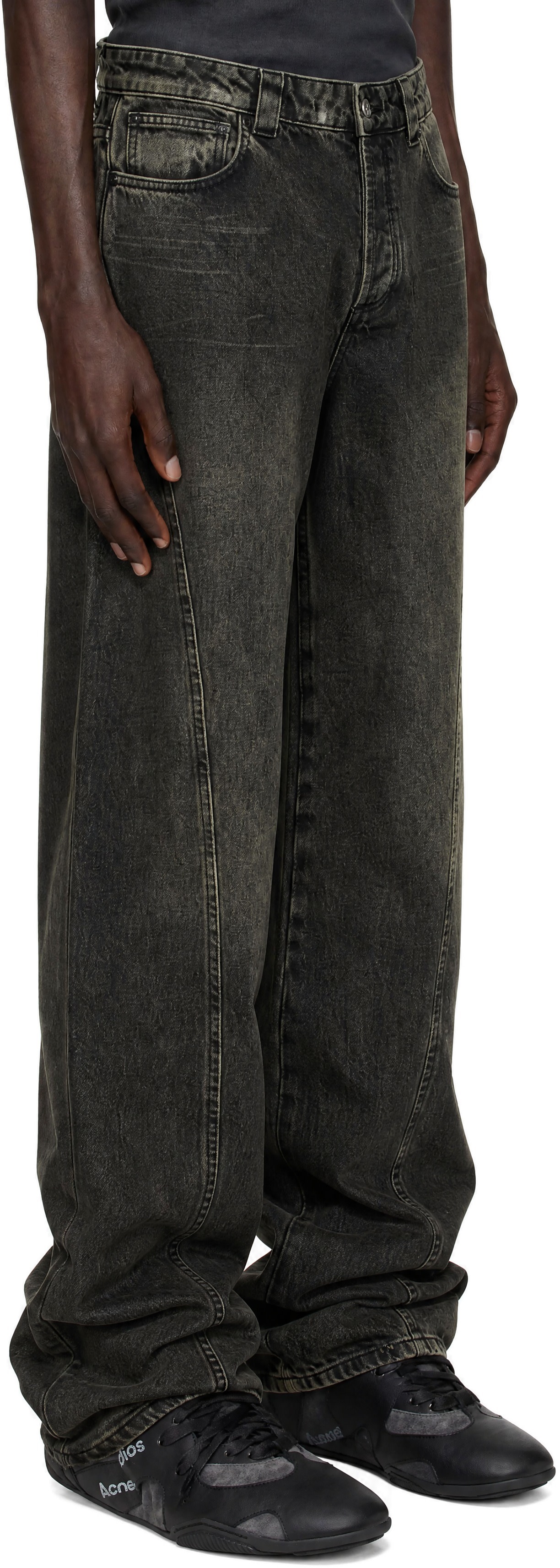 AVAVAV - Brown Shar-Pei Stonewashed Jeans