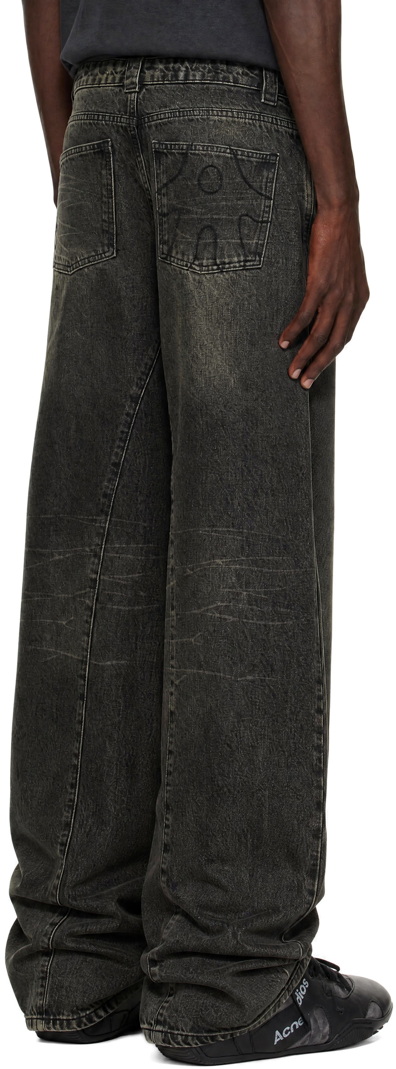 AVAVAV - Brown Shar-Pei Stonewashed Jeans