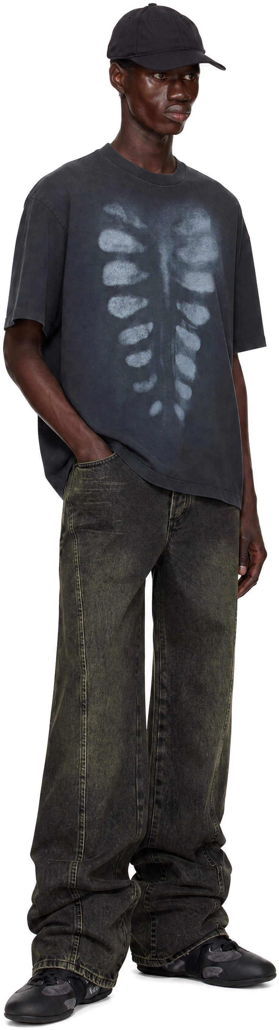 AVAVAV - Brown Shar-Pei Stonewashed Jeans