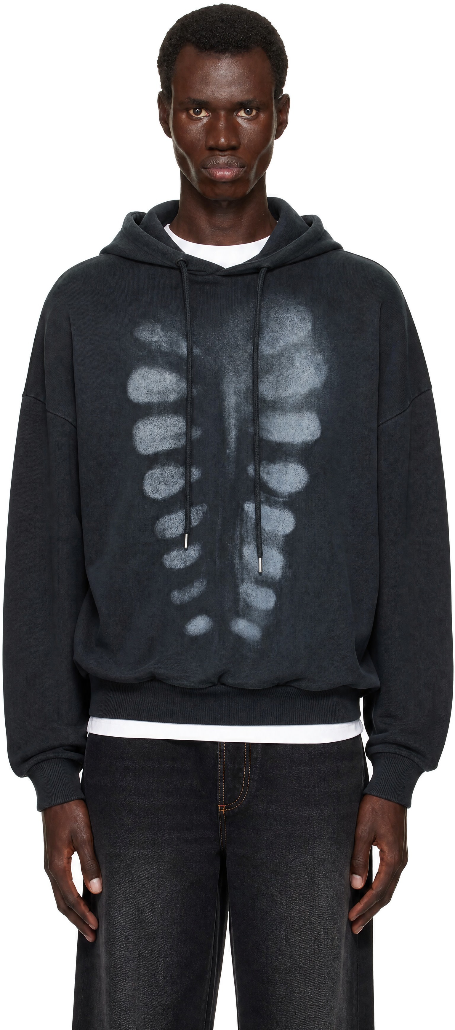 AVAVAV - Pull à capuche X-Ray noir