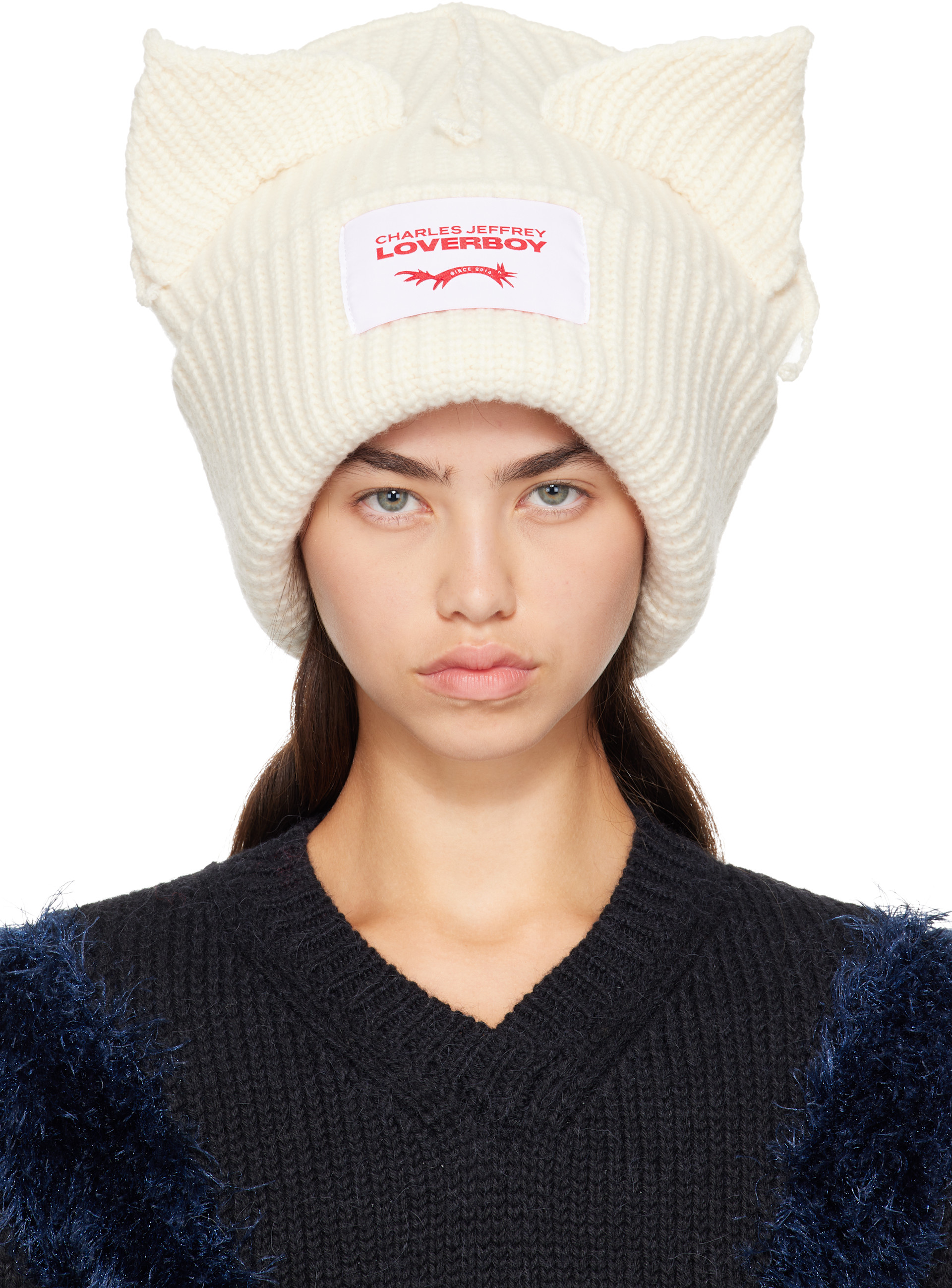 LOVERBOY Supersized Chunky Ears Beanie Supersized Chunky Jeffrey