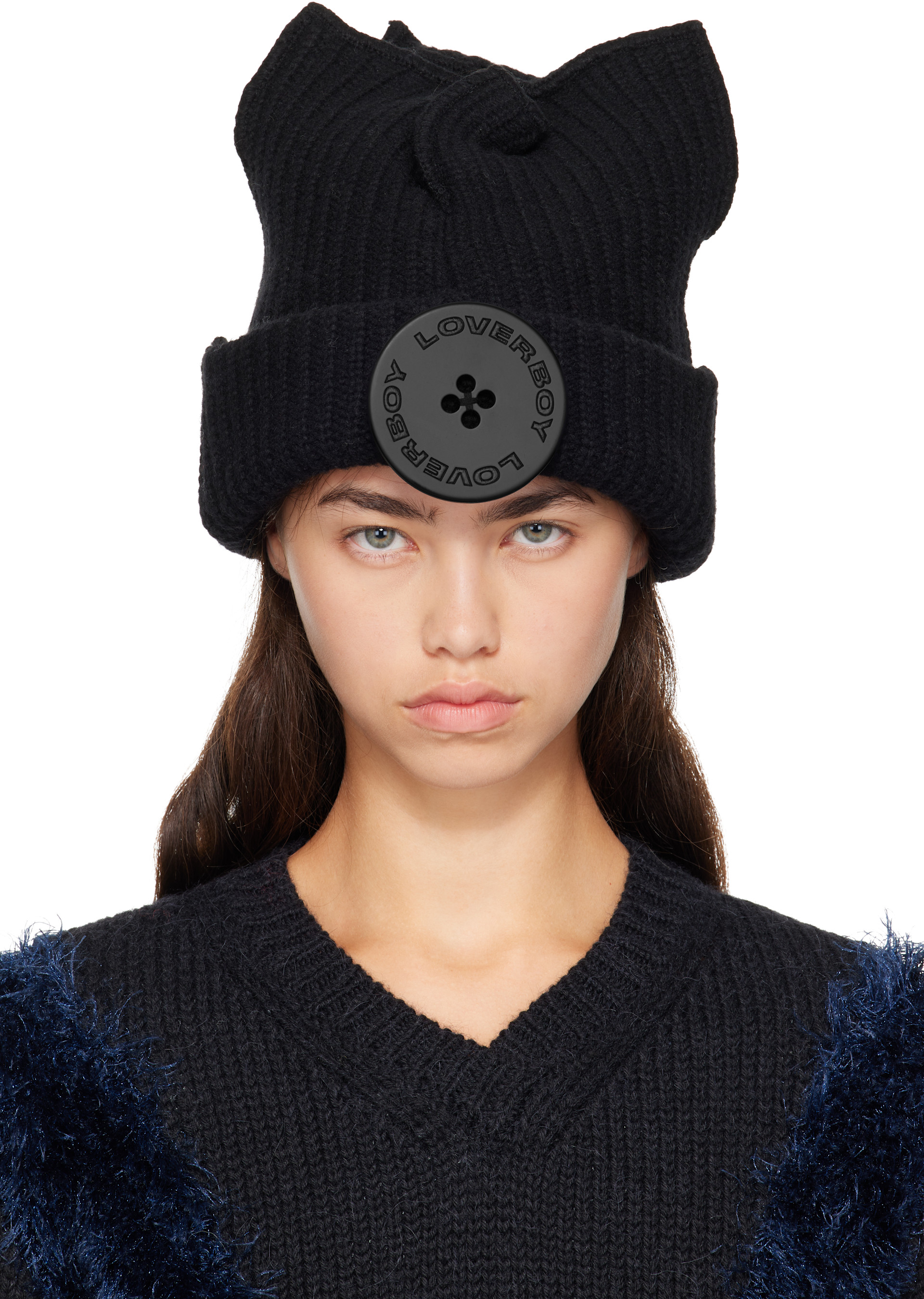 Charles Jeffrey LOVERBOY: Black Box Beanie | SSENSE Japan