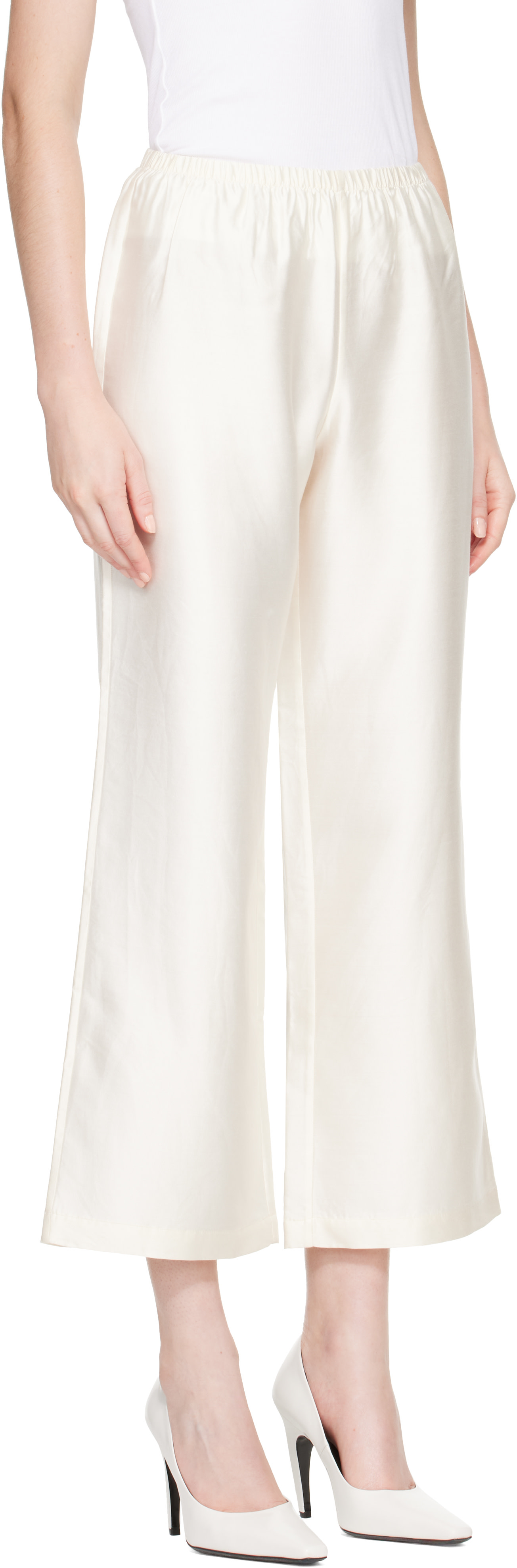 Hai - Pantalon Nora blanc cassé