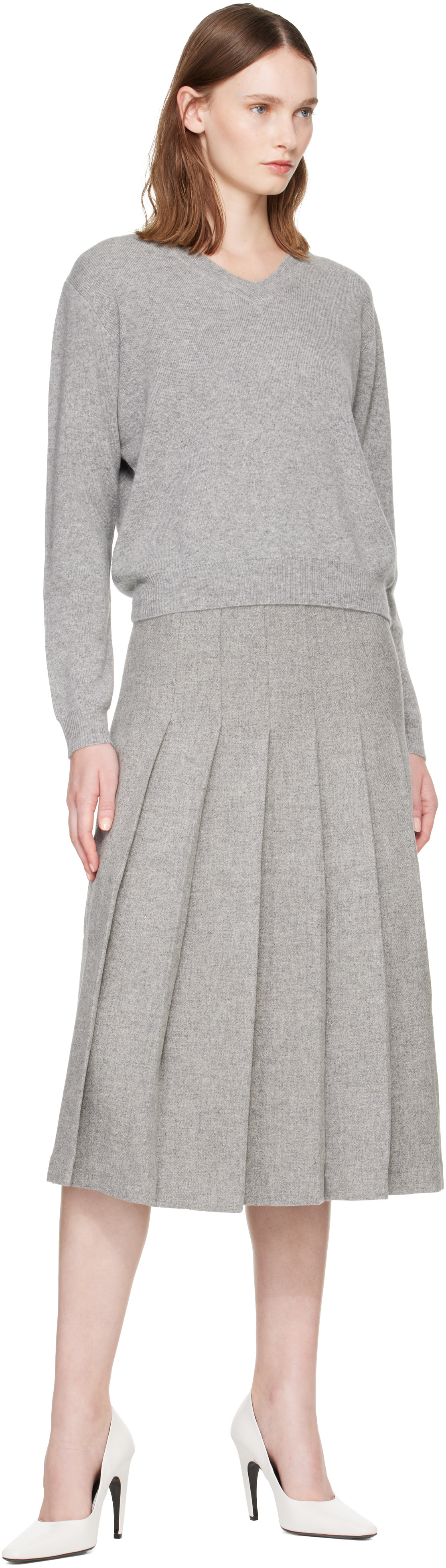 Hai - Pull Anderson gris