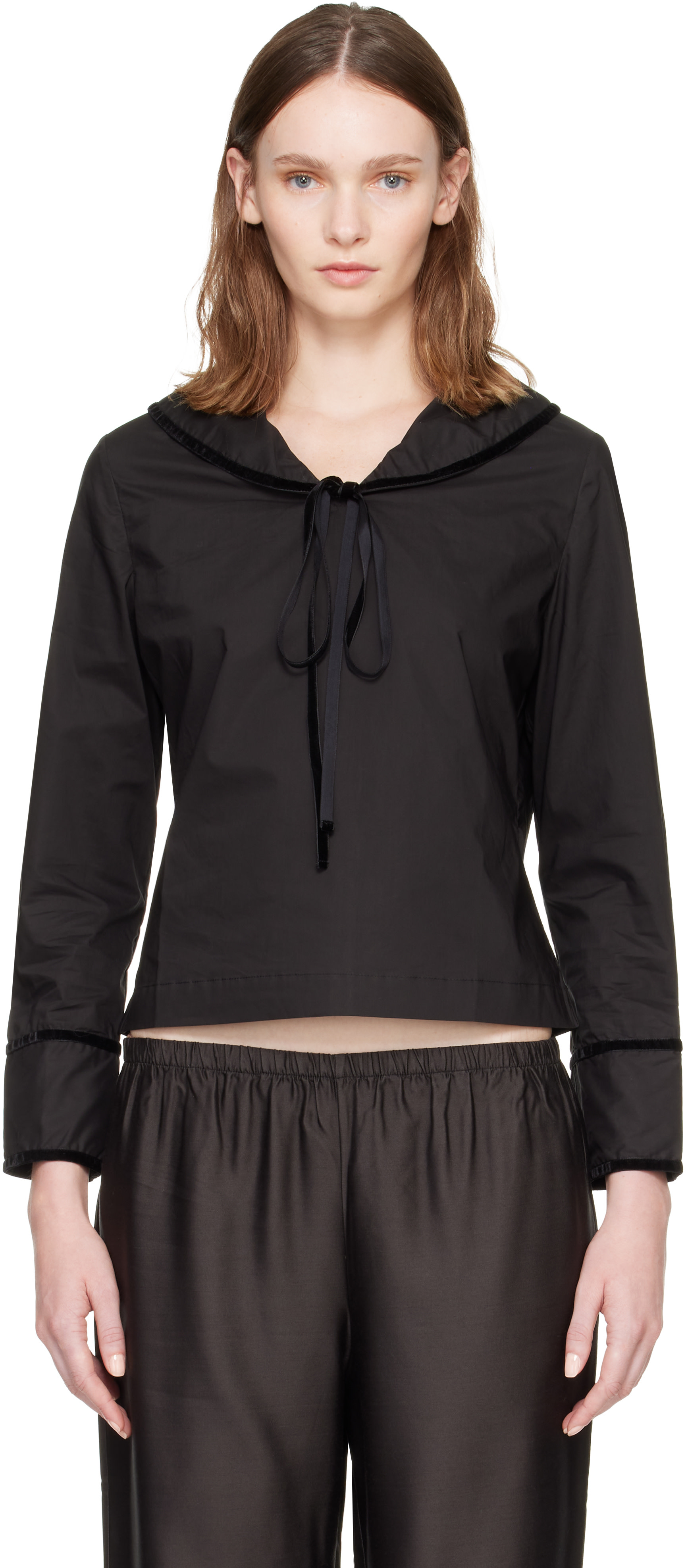 Hai - Black Olive Blouse