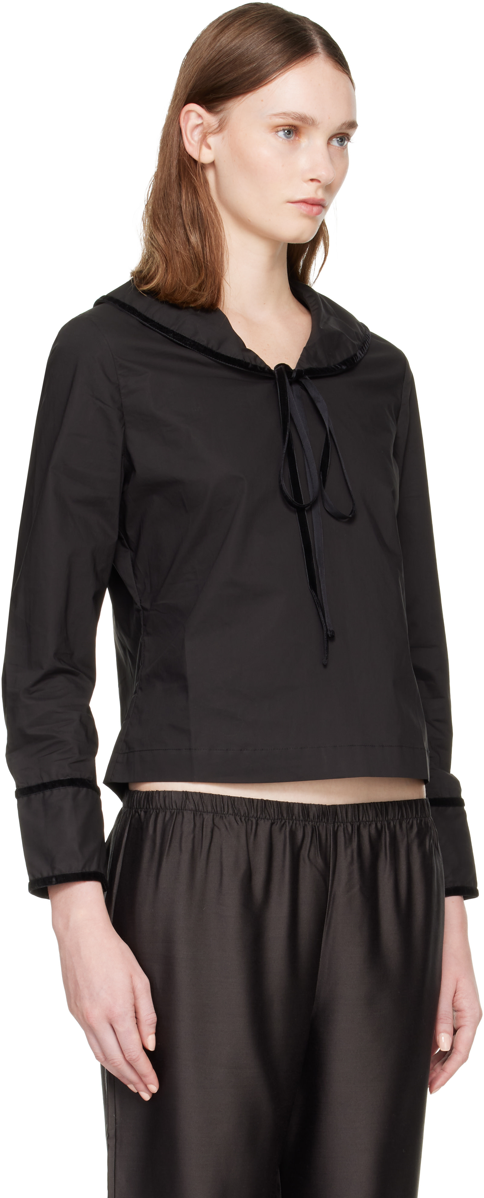 Hai - Black Olive Blouse