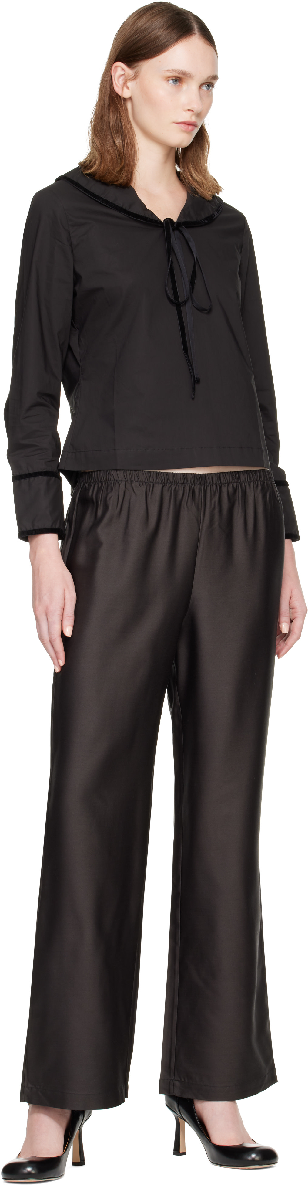 Hai - Black Olive Blouse