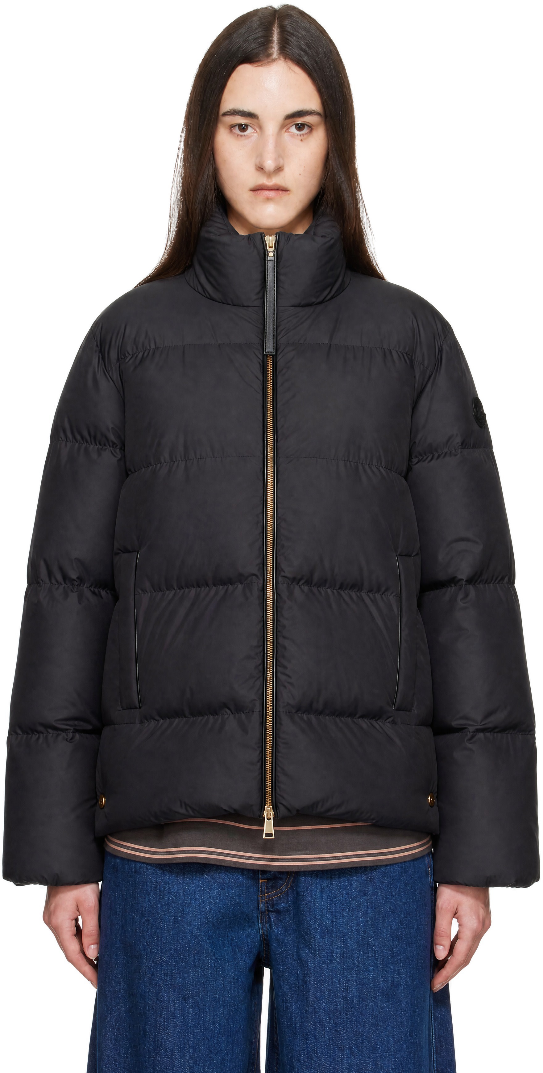 Moncler - Black Vivantesse Down Jacket