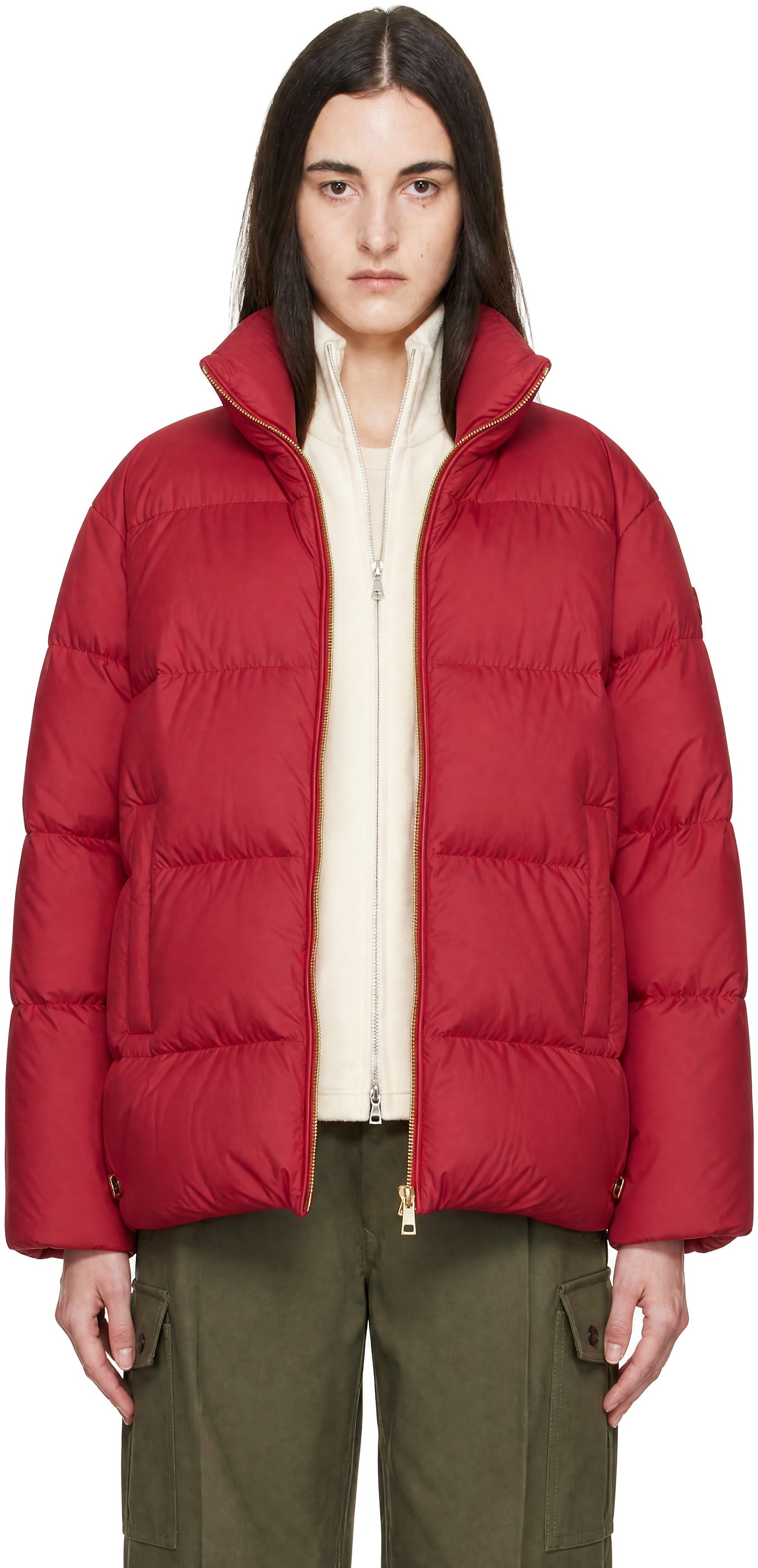 Moncler - Red Vivantesse Down Jacket