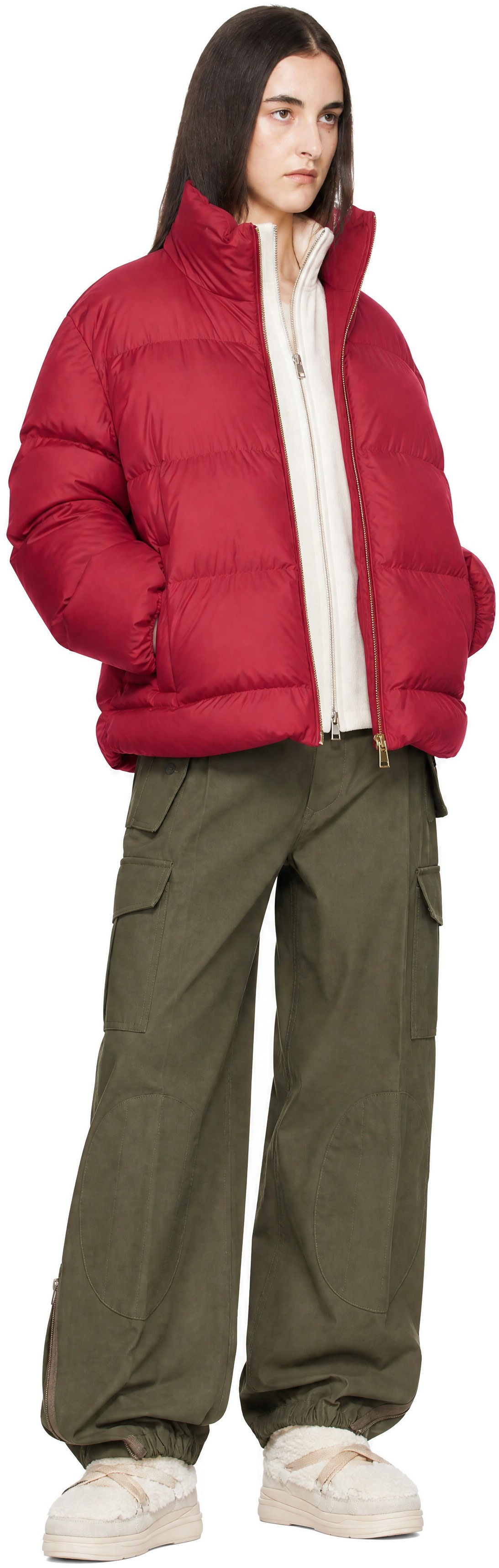 Moncler - Red Vivantesse Down Jacket