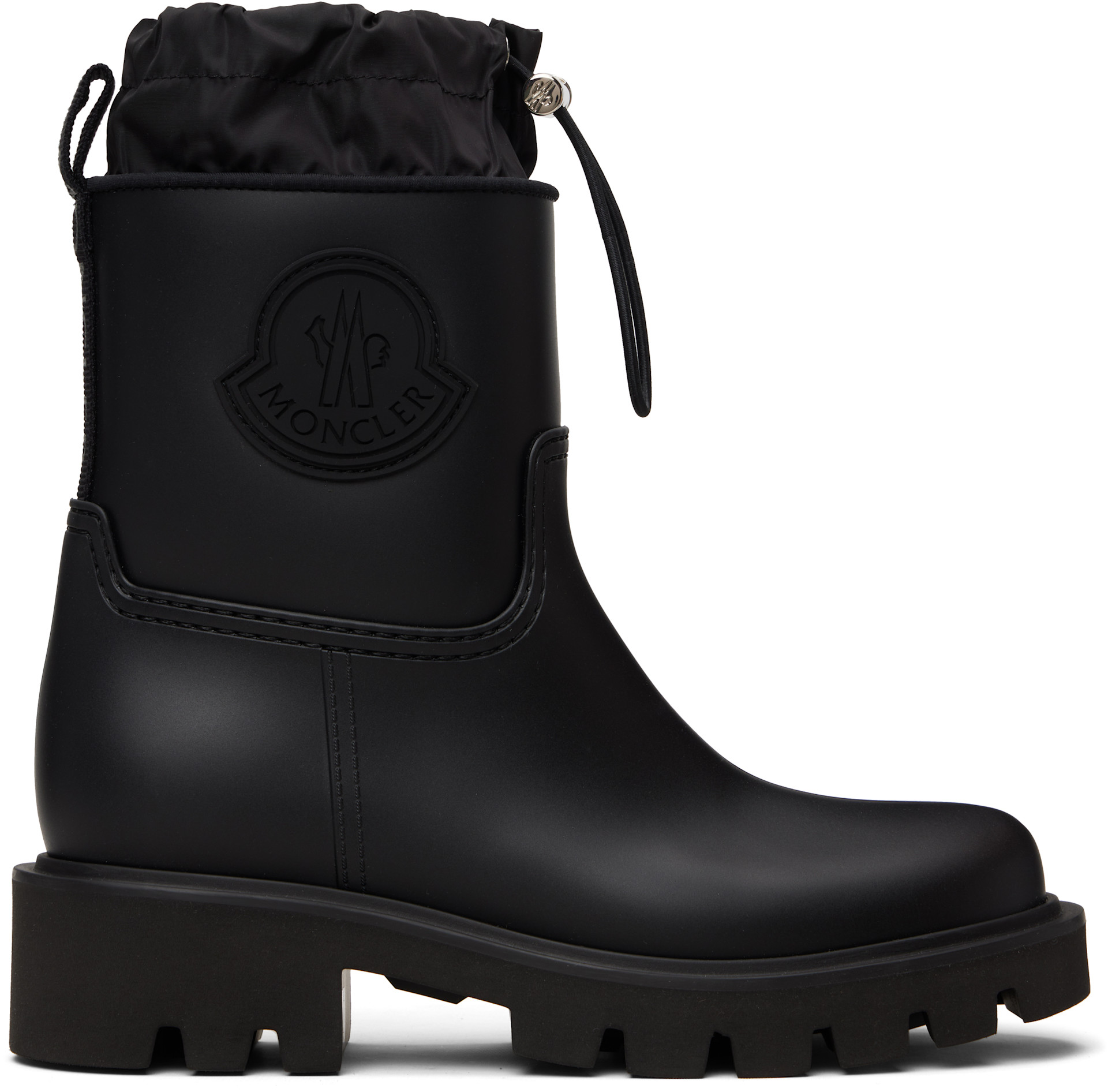 Moncler - Bottes de pluie Kickstream noires