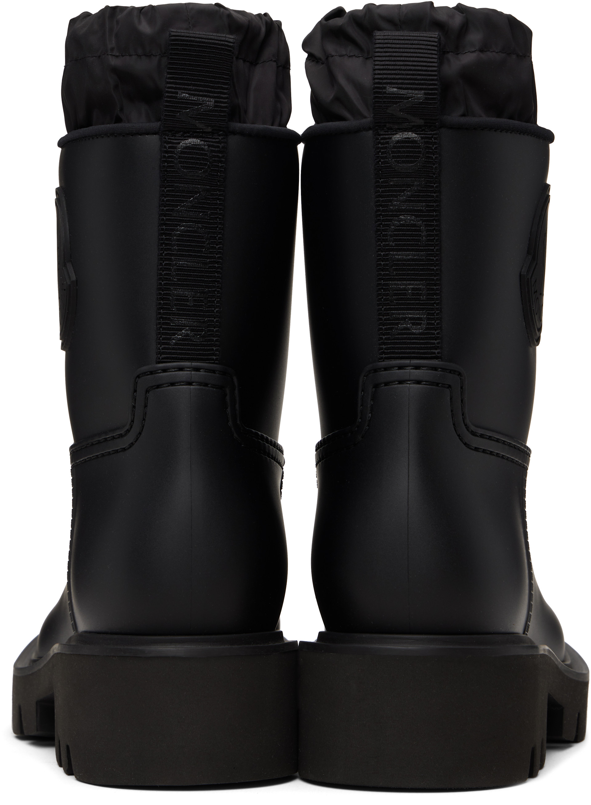 Moncler - Bottes de pluie Kickstream noires