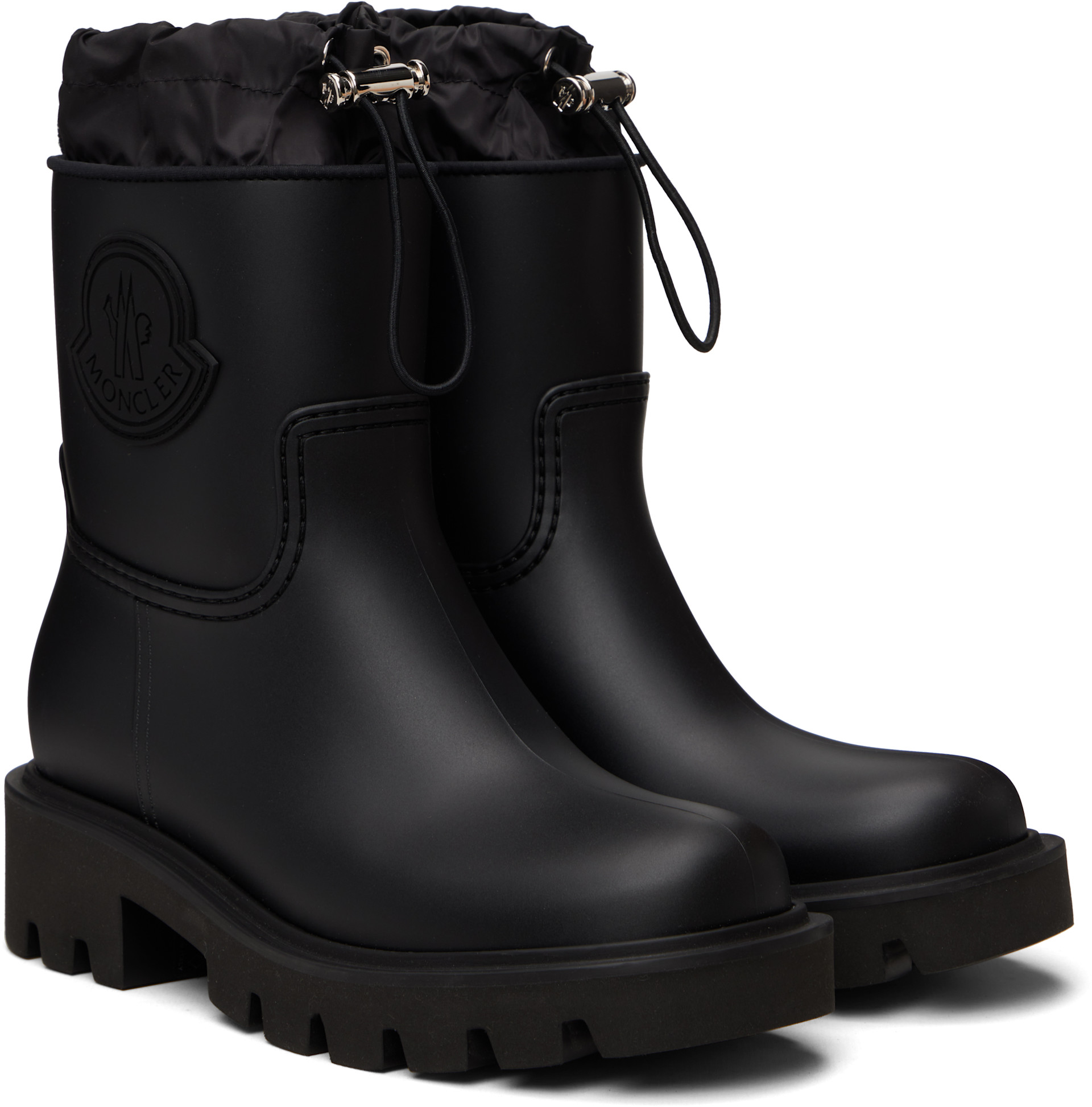 Moncler - Bottes de pluie Kickstream noires
