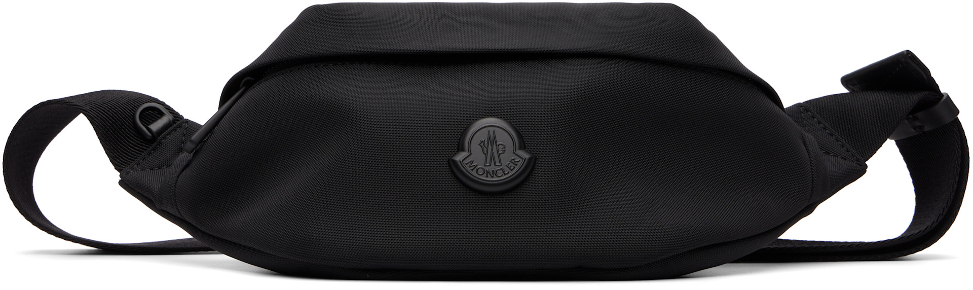 ☆MONCLER DURANCE ベルトバッグ BLACK Moncler: ブラック スモール Durance ベルトバッグ | SSENSE 日本