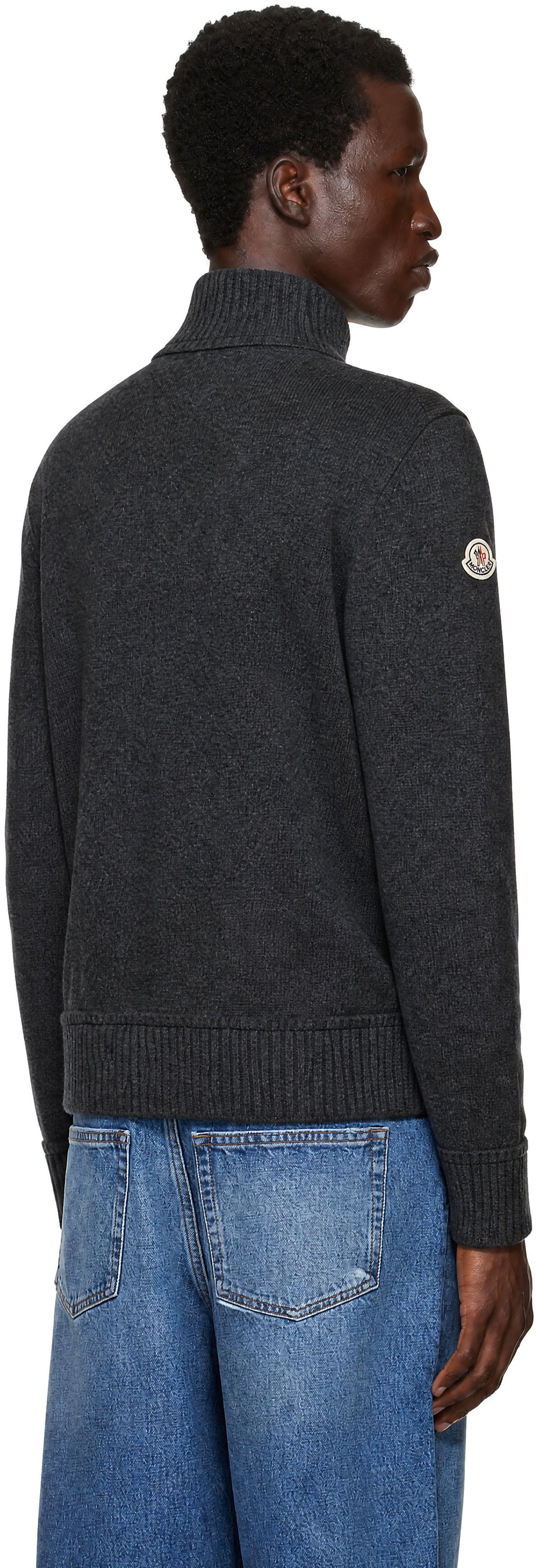 Moncler - Cardigan Archivio gris