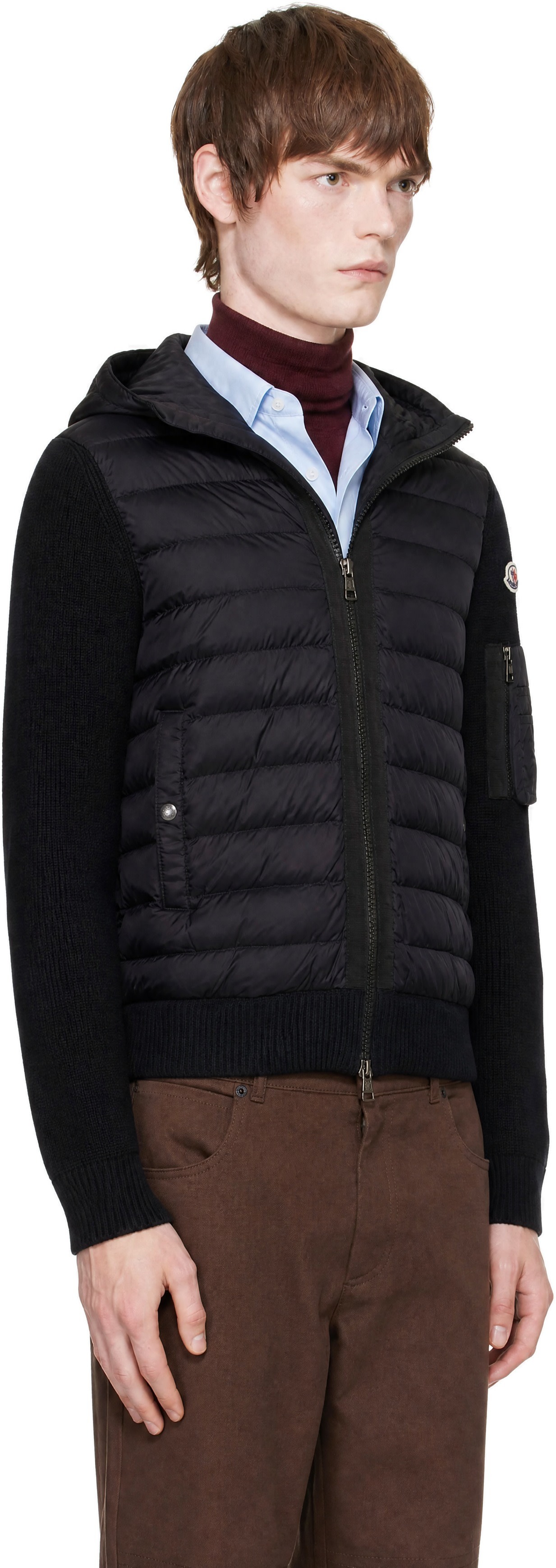 Moncler - Black Padded Zip-Up Down Jacket