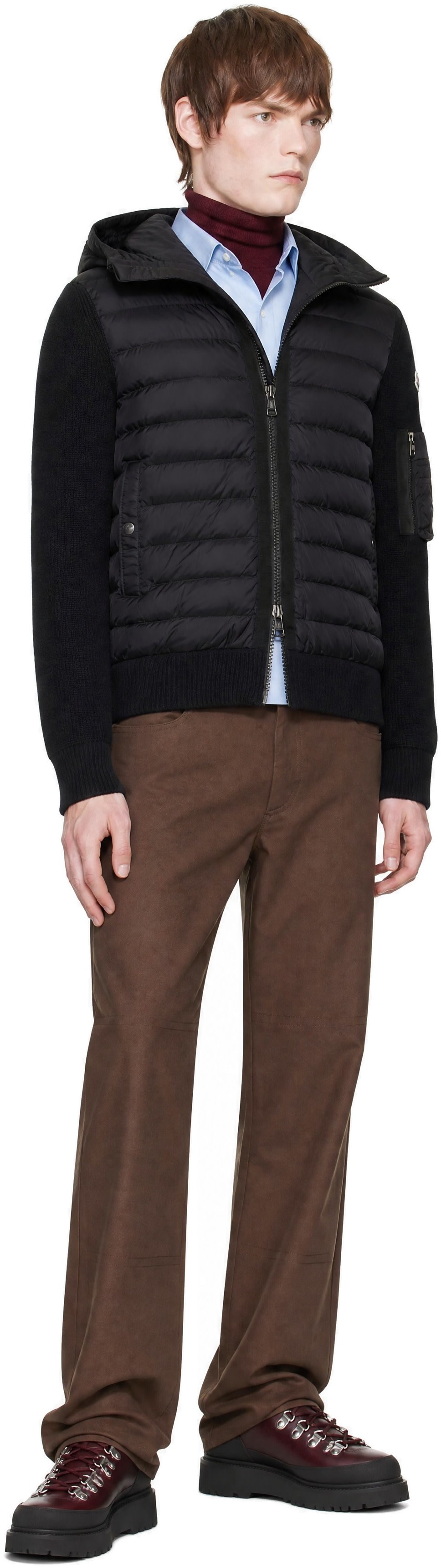 Moncler - Black Padded Zip-Up Down Jacket