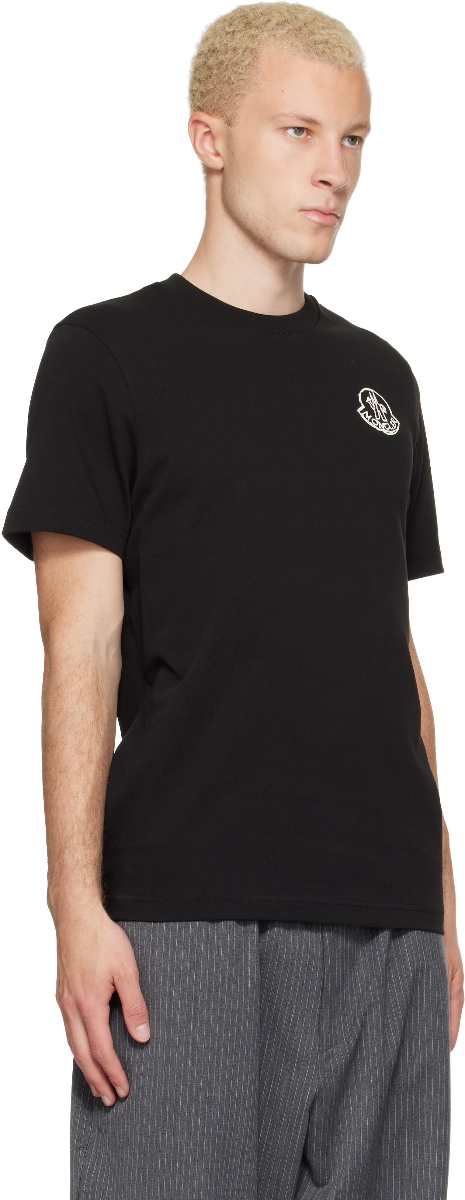 Moncler - 블랙 S/S 티셔츠