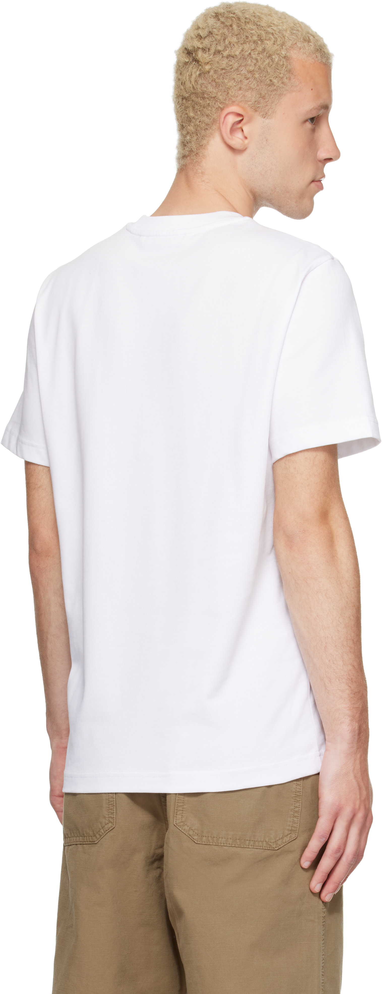 Moncler - 화이트 S/S 티셔츠