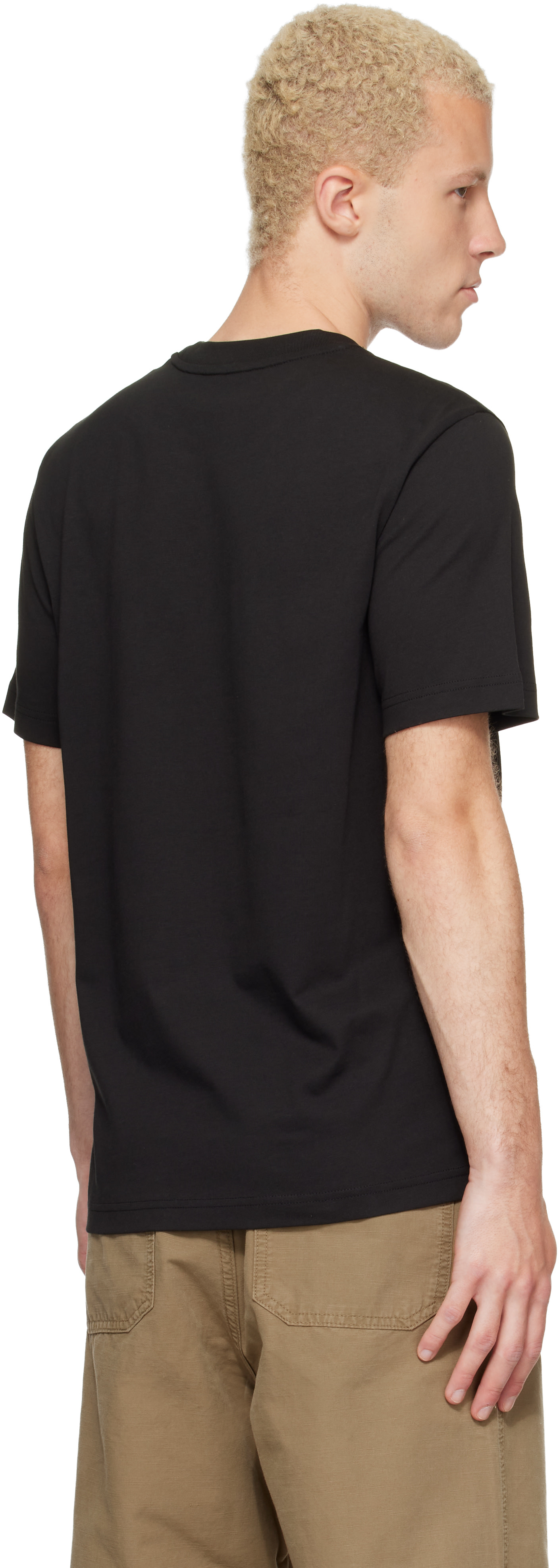 Moncler: Black S/S T-shirt | SSENSE