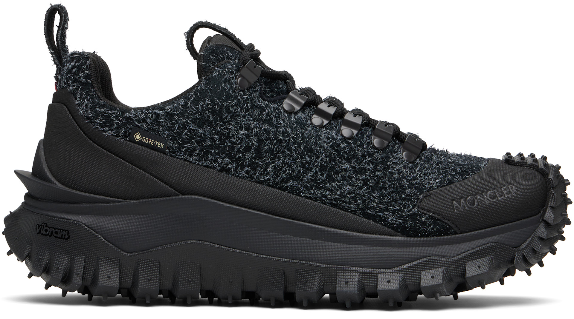 MONCLER　スニーカー Moncler: Black Trailgrip Apex GTX HS Low Top Sneakers | SSENSE