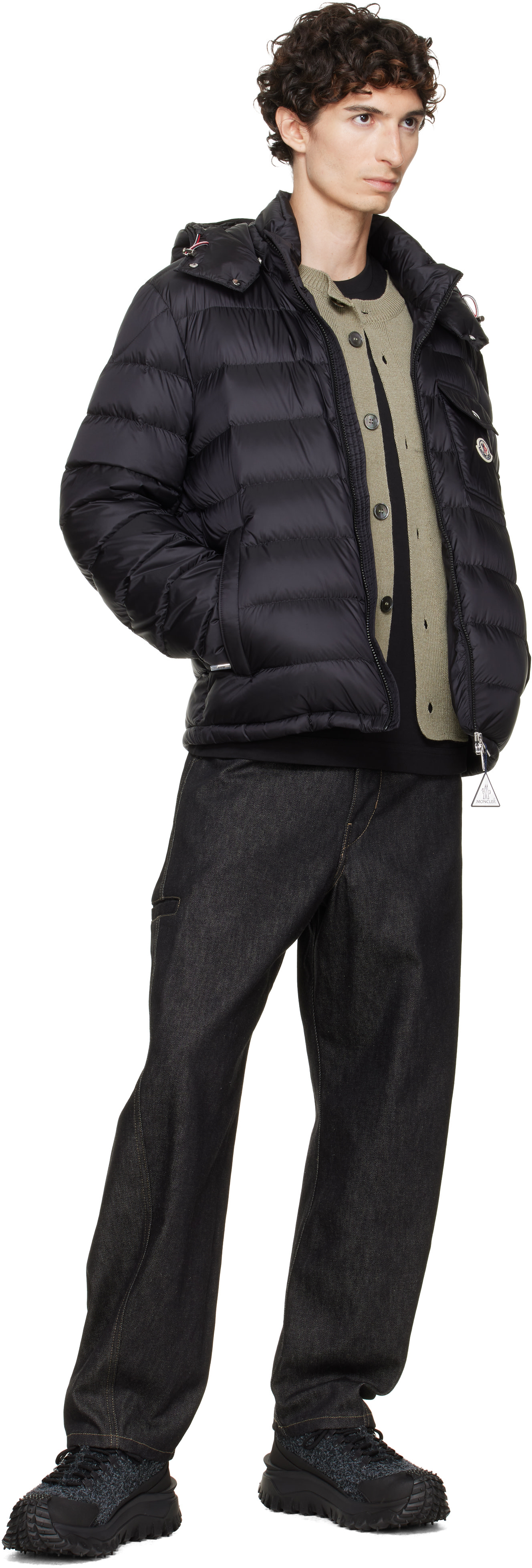 Moncler: Black Trailgrip Apex GTX HS Low Top Sneakers | SSENSE