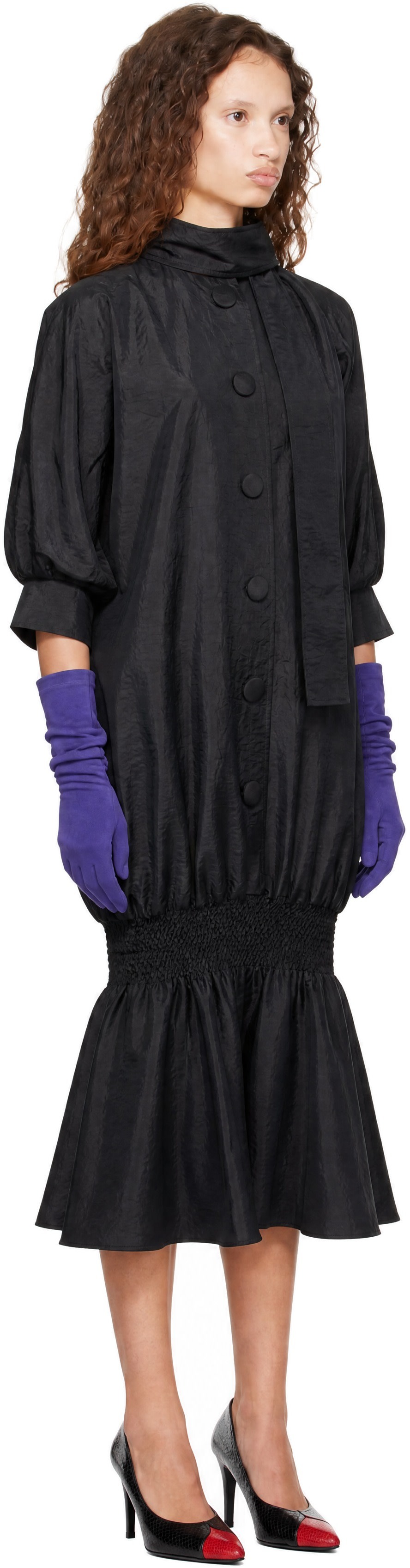 Nicklas Skovgaard - Robe midi Marinette noire