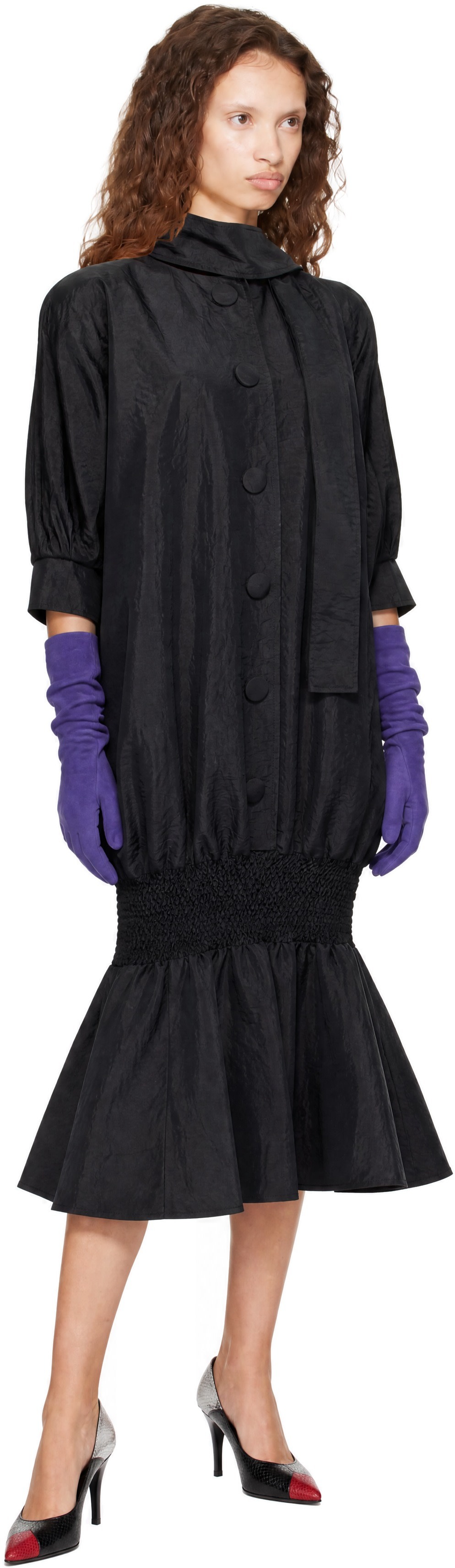 Nicklas Skovgaard - Robe midi Marinette noire