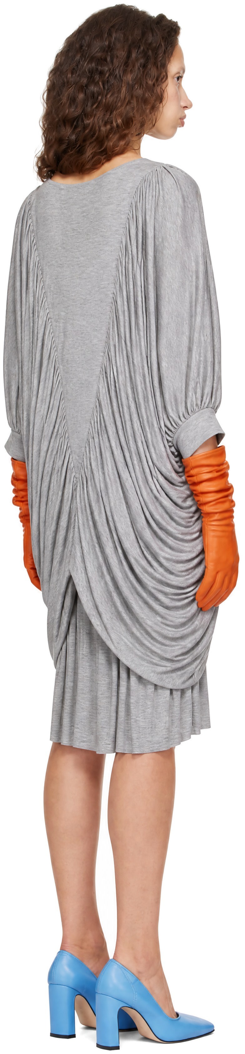 Nicklas Skovgaard - Robe midi Alisette grise