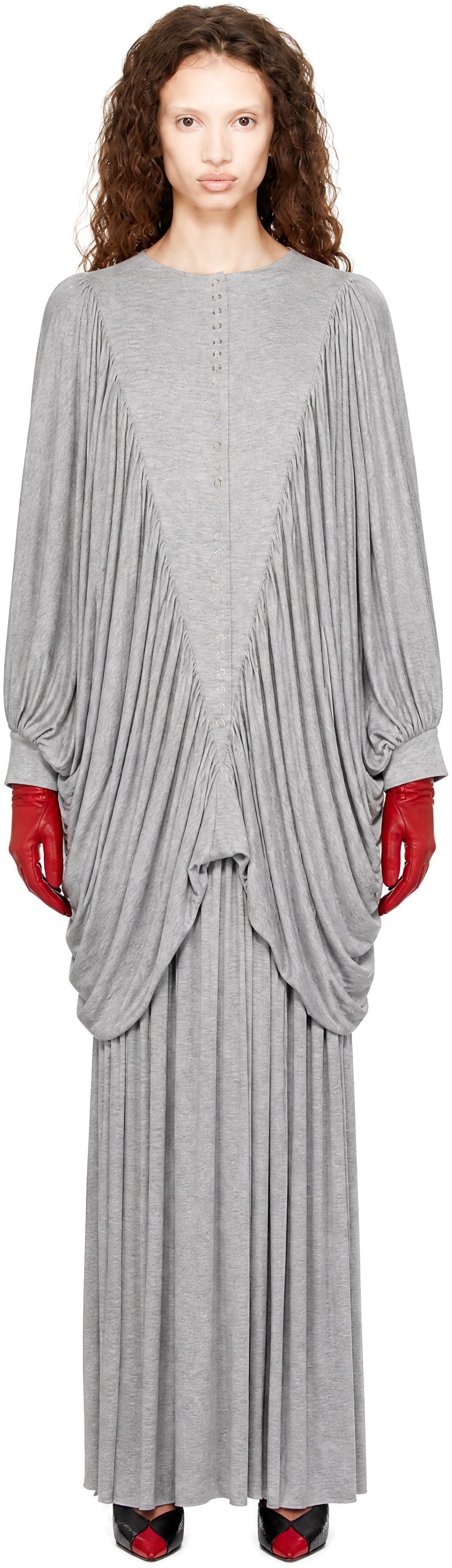 Nicklas Skovgaard - Robe longue Orchidea grise