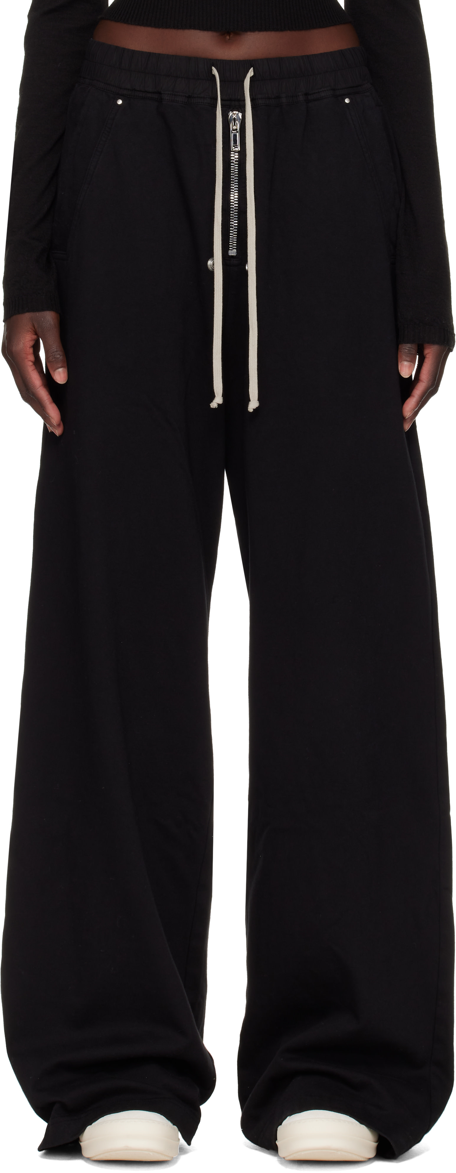 Rick Owens DRKSHDW: Black Tower Geth Belas Sweatpants | SSENSE